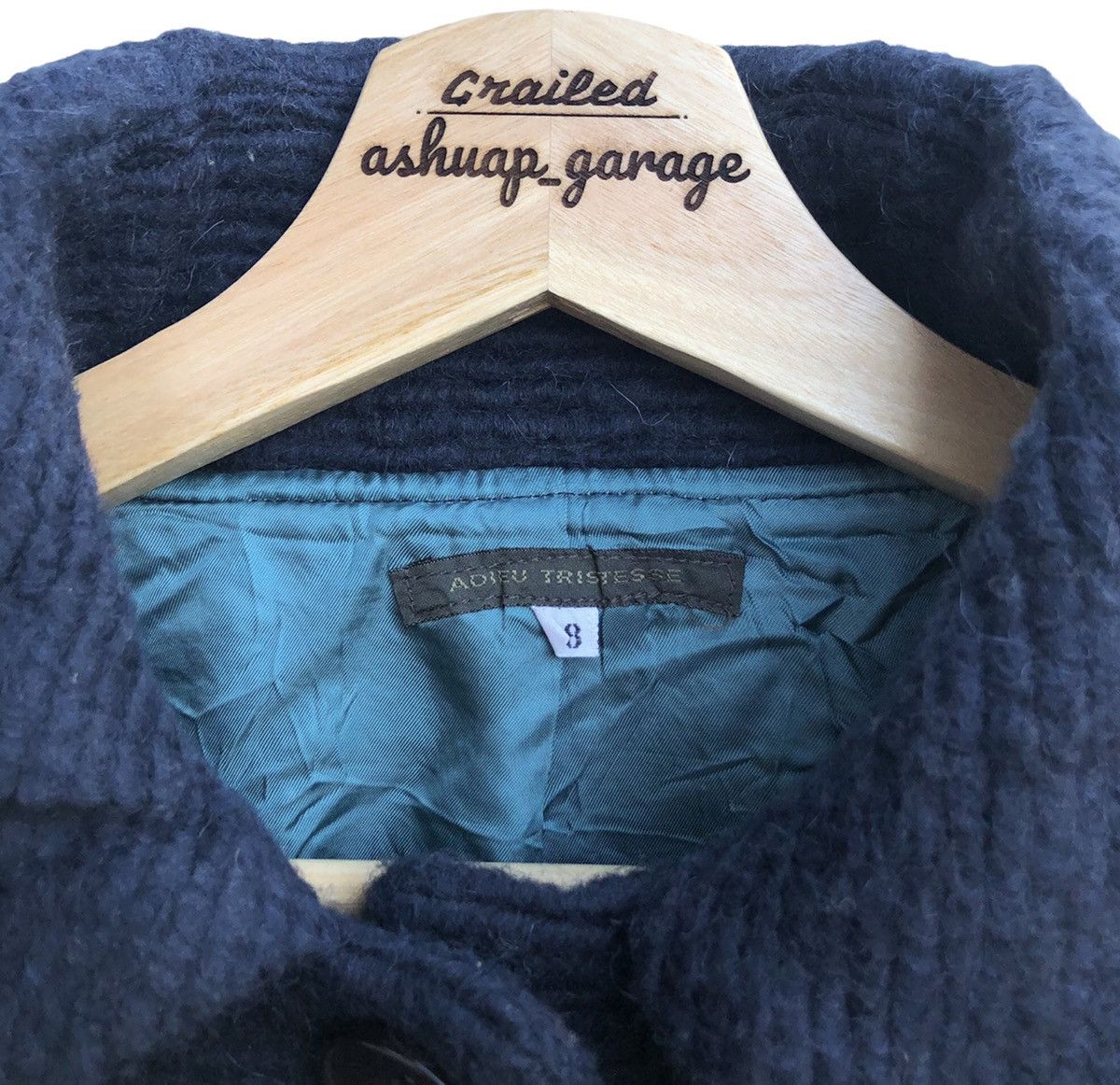 Adieu Paris × Designer Vintage Adiue Tristesse Wool Jacket Size US L / EU 52-54 / 3 - 3 Thumbnail