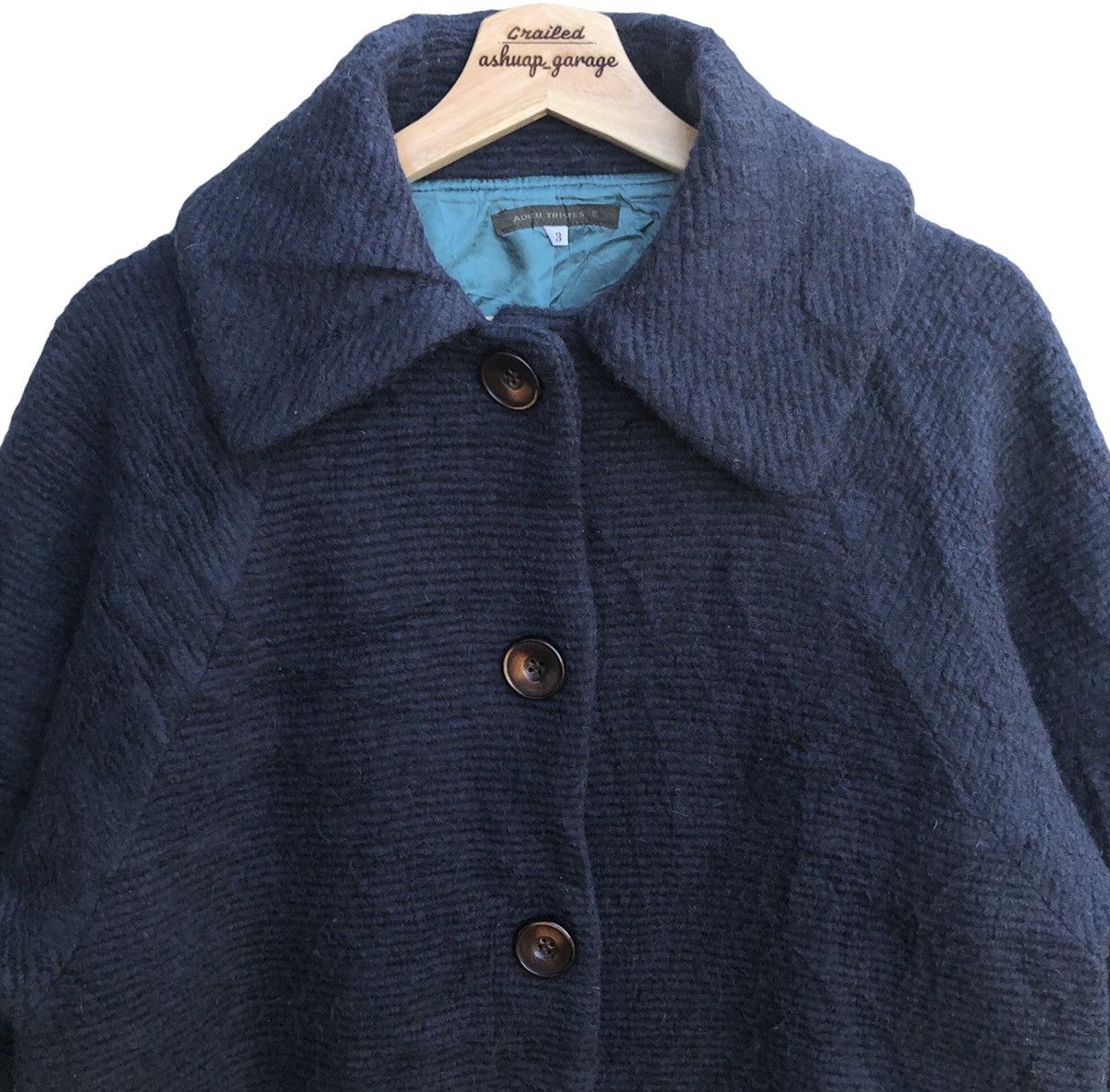 Adieu Paris × Designer Vintage Adiue Tristesse Wool Jacket Size US L / EU 52-54 / 3 - 2 Thumbnail