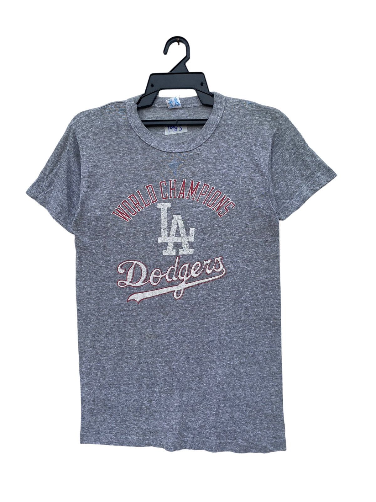 Champion Vintage 80s Paper Thin La Dodgers World Champions Size US M / EU 48-50 / 2 - 1 Thumbnail