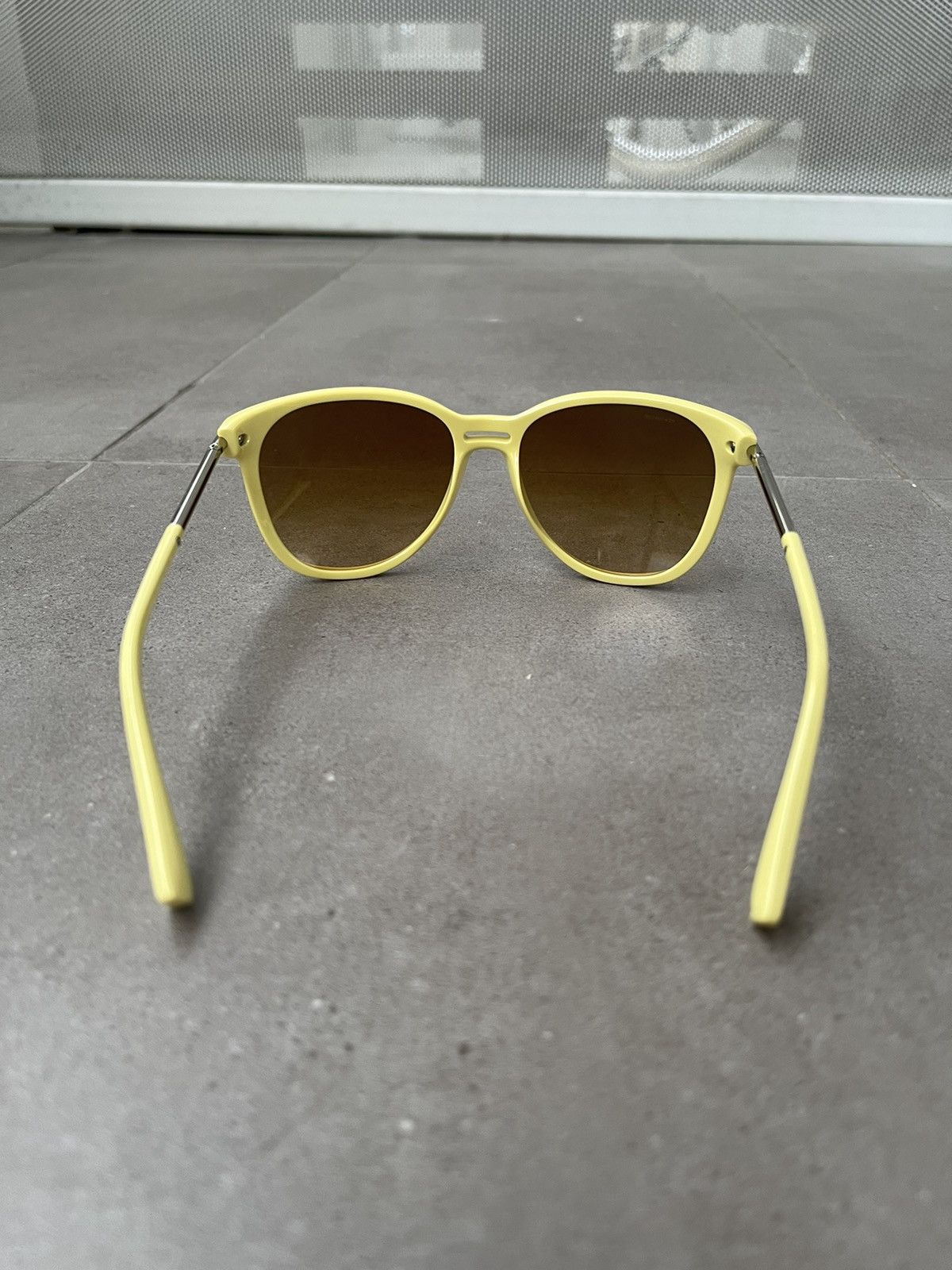 Emporio Armani Emporio Armani EA4006 5076/2L Yellow Cat Eyes Sunglasses Size ONE SIZE - 7 Thumbnail