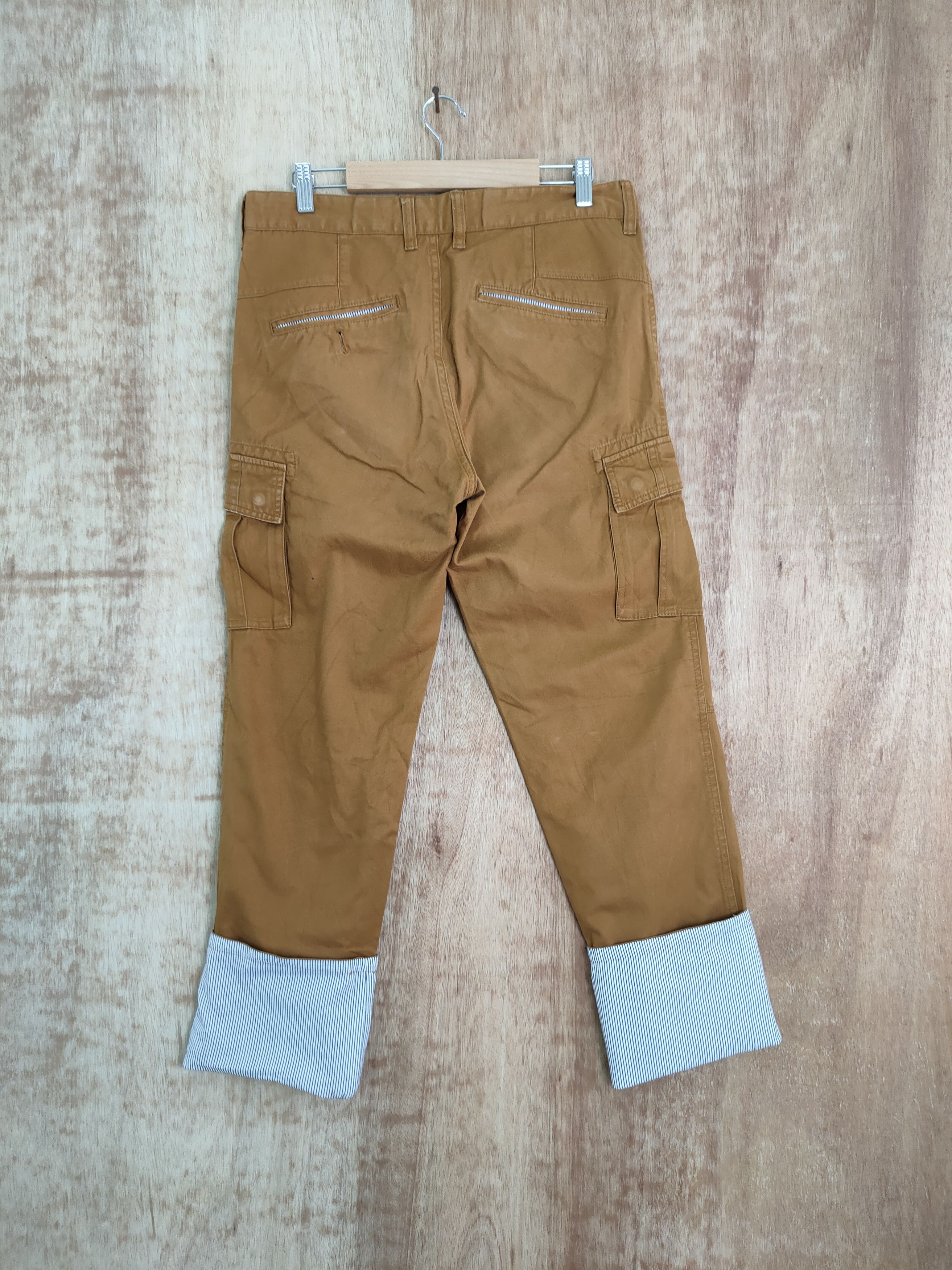 Japanese Brand × Vintage DL Michel Klein cargo utility tactical cropped pants #449 Size US 32 / EU 48 - 6 Thumbnail
