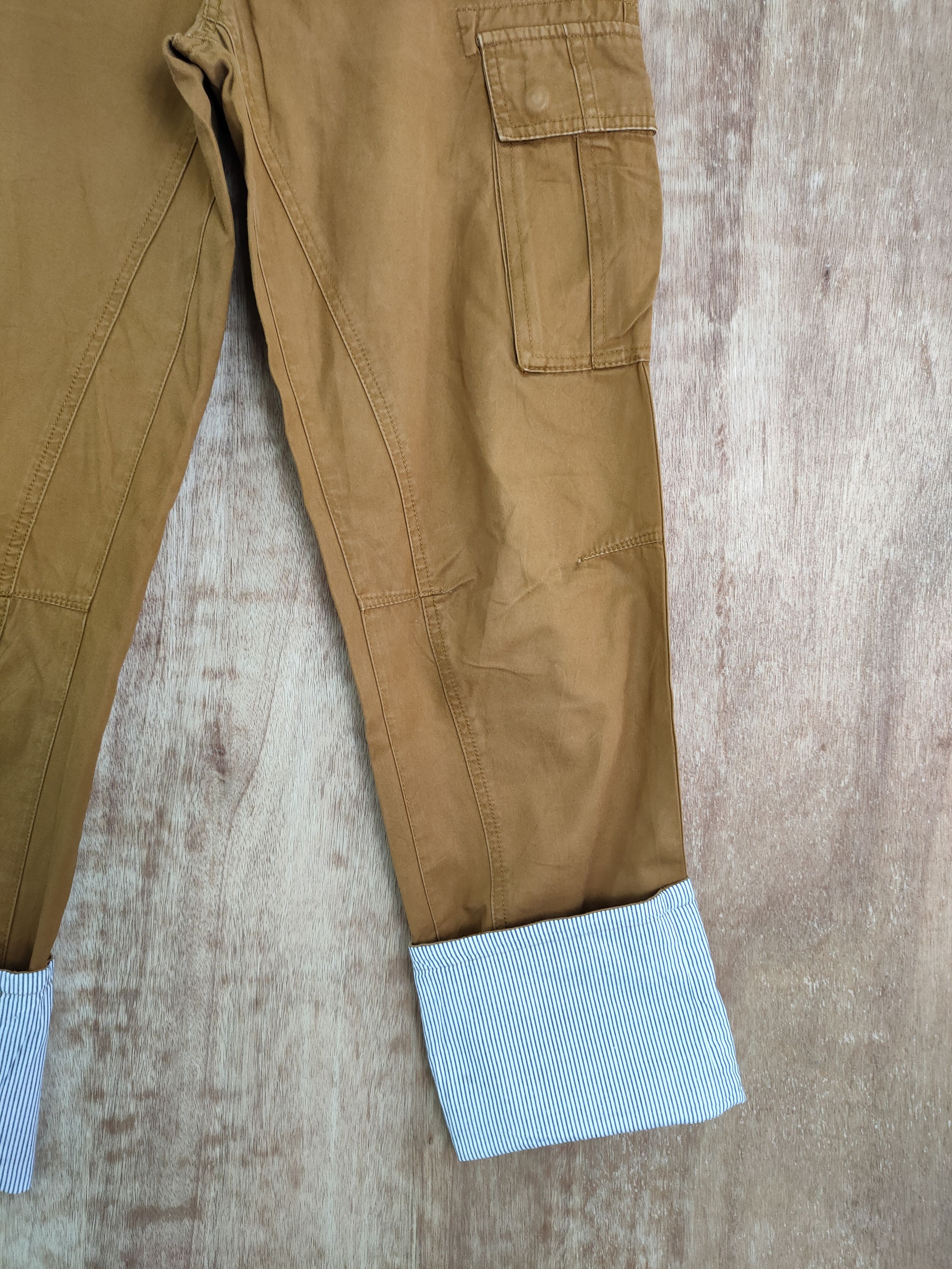 Japanese Brand × Vintage DL Michel Klein cargo utility tactical cropped pants #449 Size US 32 / EU 48 - 3 Thumbnail