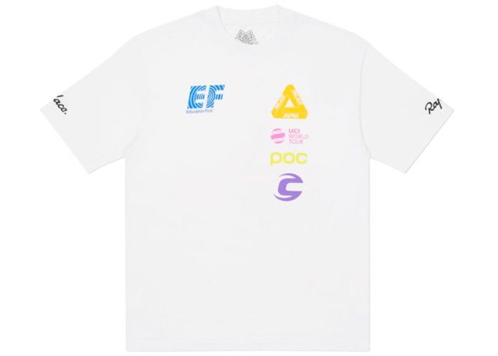 Palace × Rapha Palace x Rapha Off Bike T-Shirt White Size US M / EU 48-50 / 2 - 3 Thumbnail