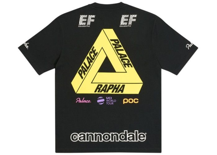 Palace × Rapha Palace x Rapha Off Bike T-Shirt Black Size US XL / EU 56 / 4 - 2 Thumbnail