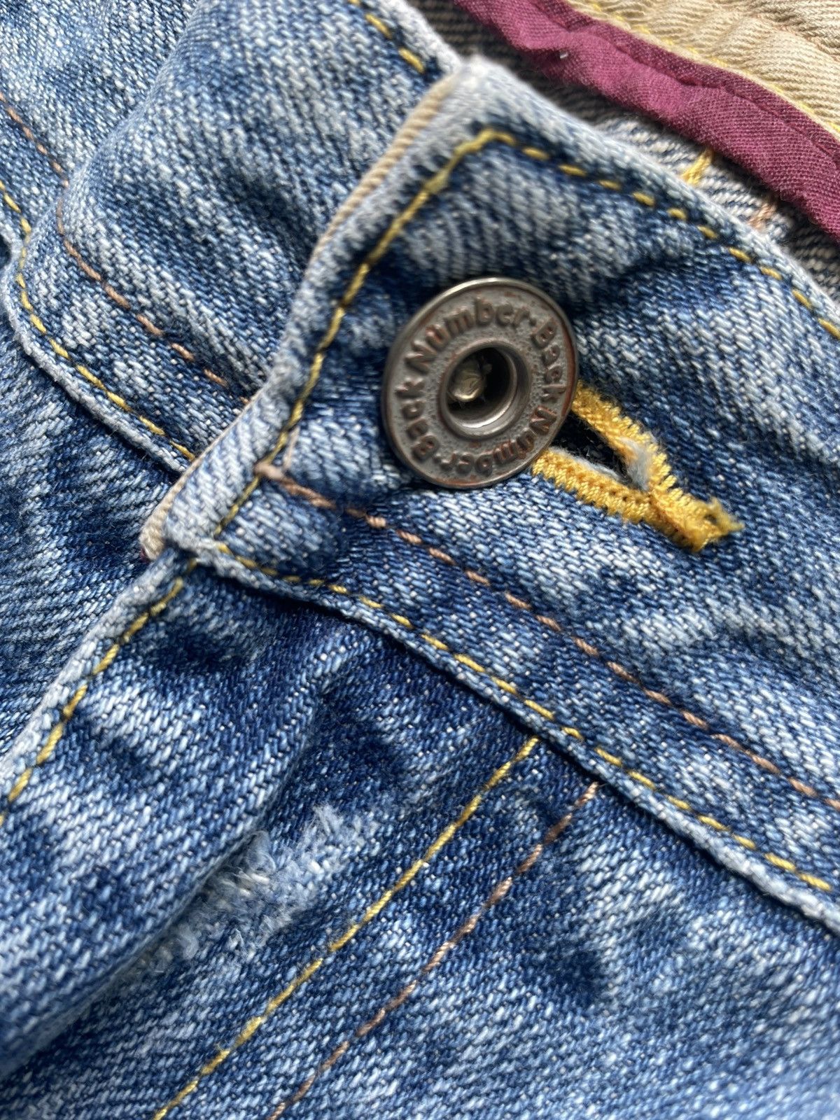 Japanese Brand STEALS Back Number Bush Pant Aging Wash Size US 35 - 19 Thumbnail