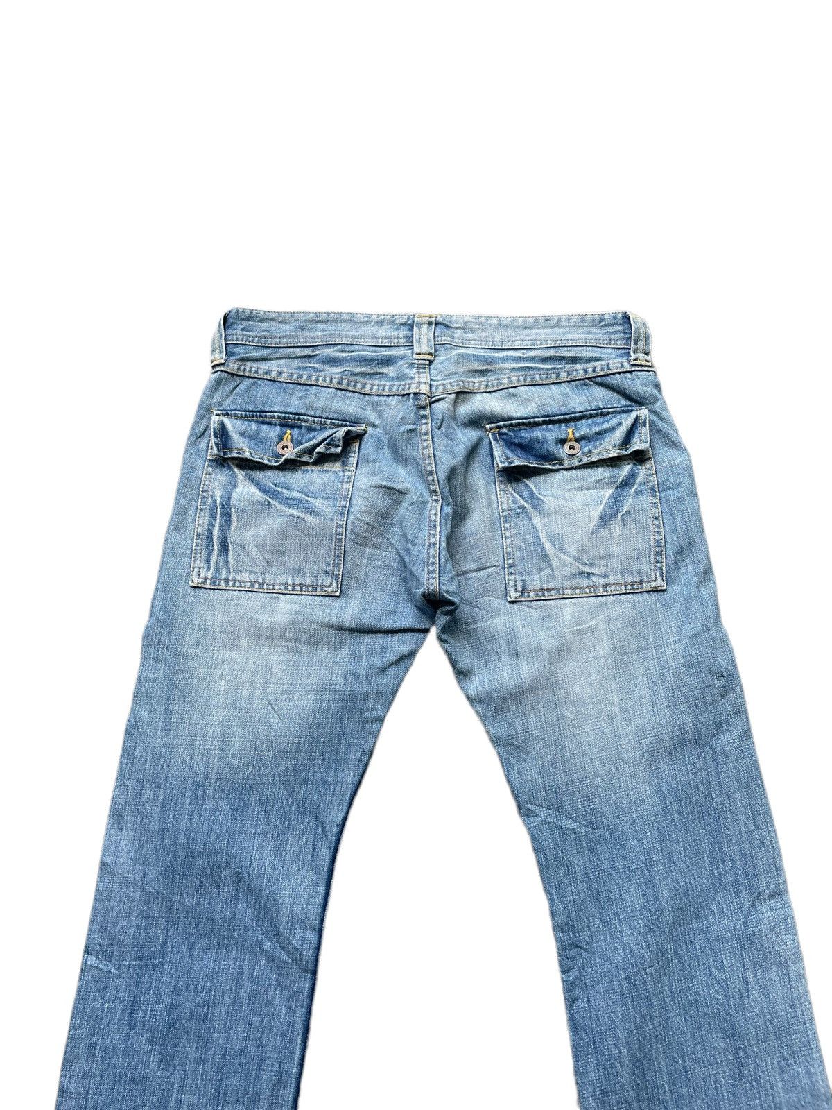 Japanese Brand STEALS Back Number Bush Pant Aging Wash Size US 35 - 11 Thumbnail