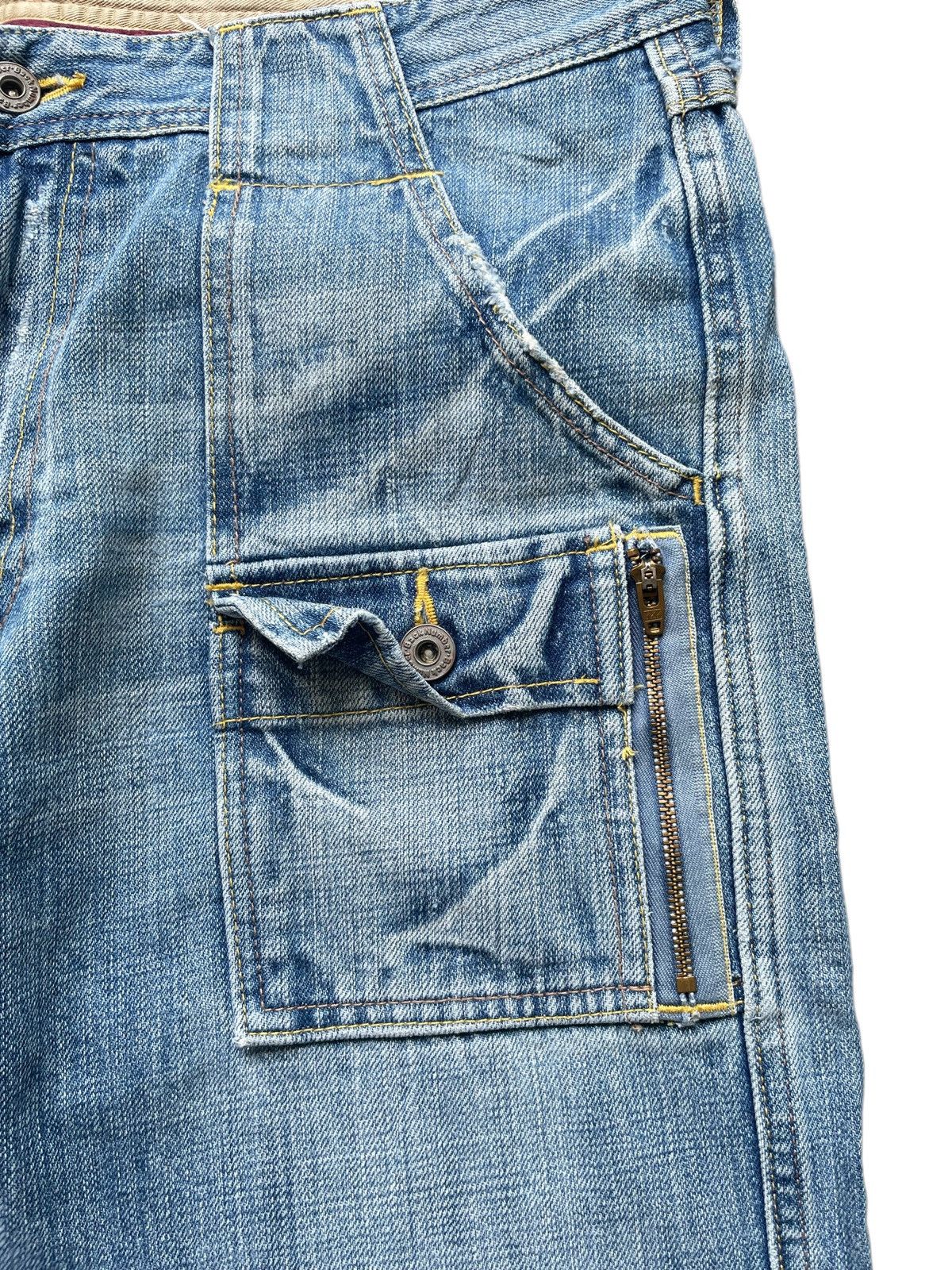Japanese Brand STEALS Back Number Bush Pant Aging Wash Size US 35 - 9 Thumbnail