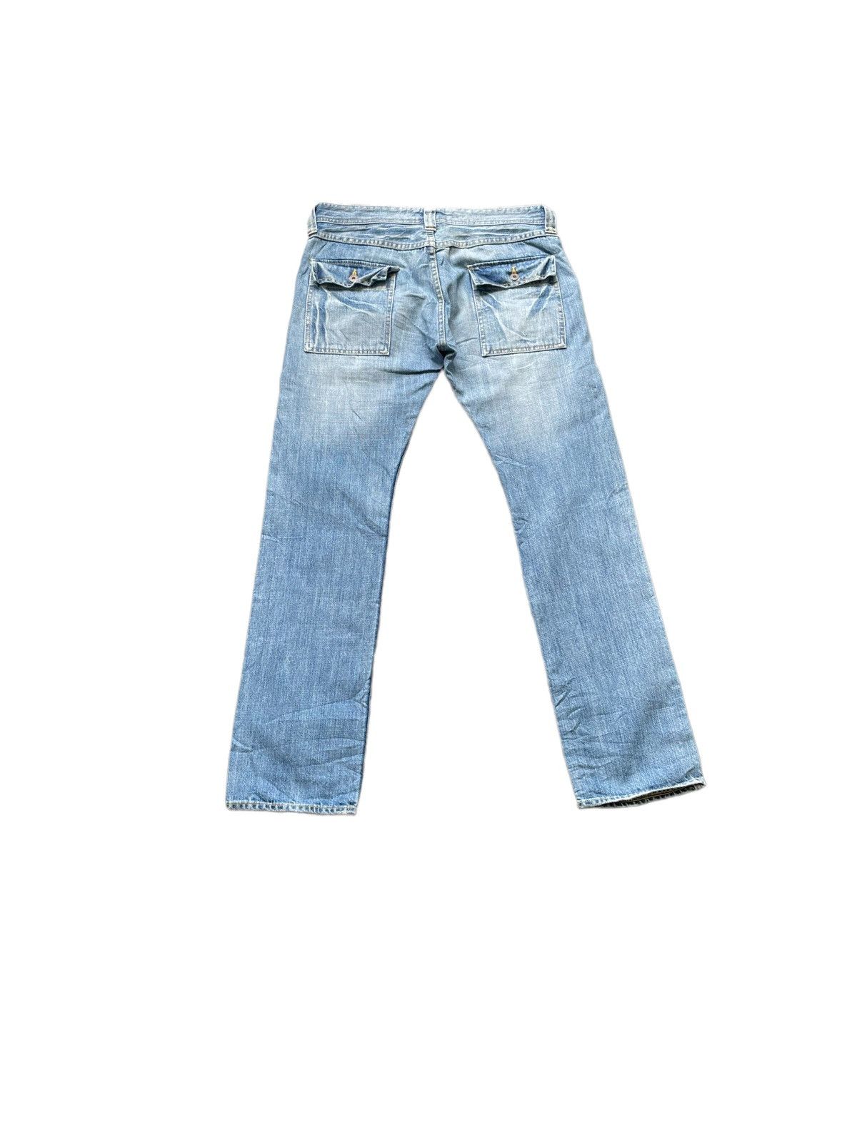 Japanese Brand STEALS Back Number Bush Pant Aging Wash Size US 35 - 10 Thumbnail