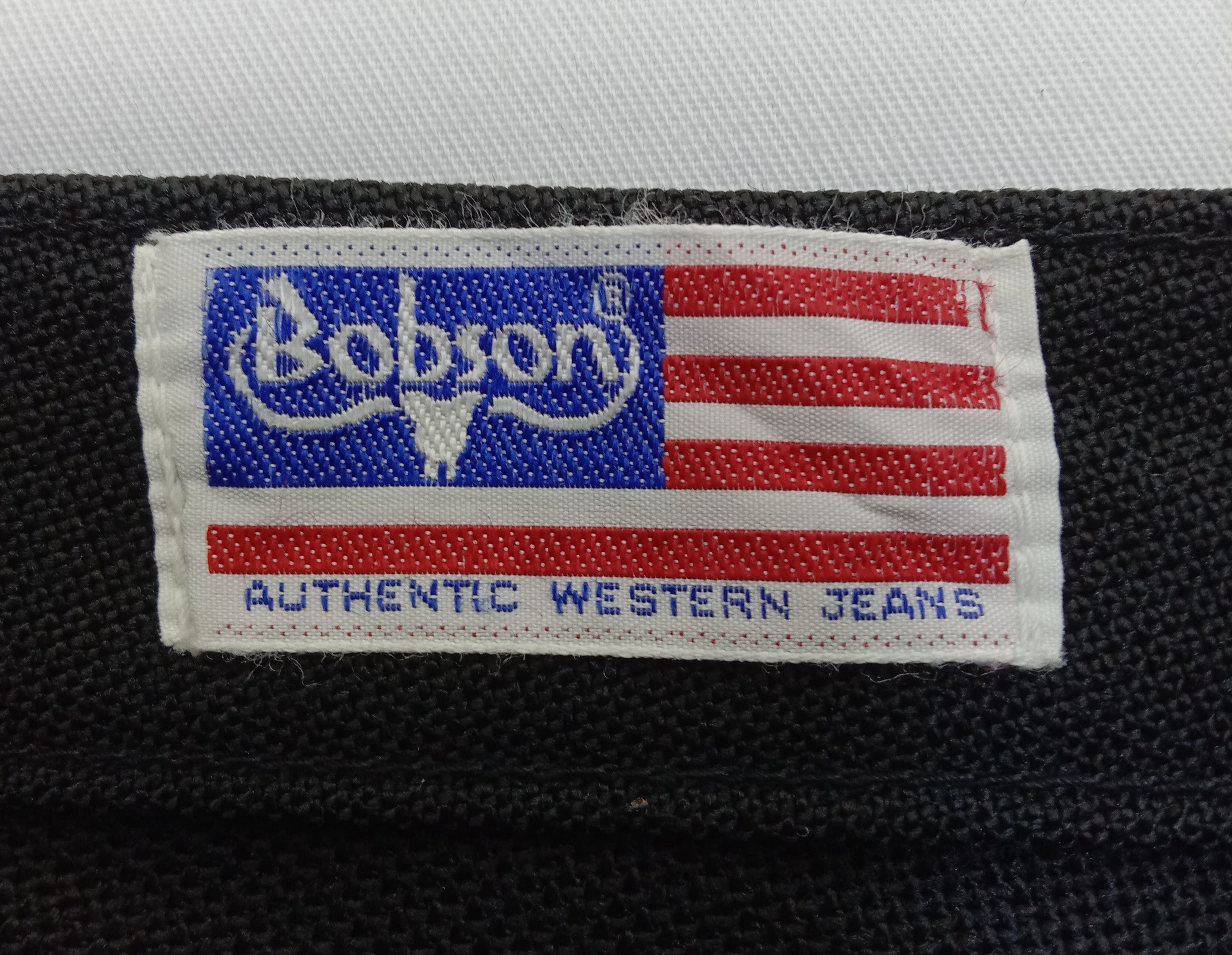 Japanese Brand Flare Pants Vintage Bobson Bell Bottom Black Pant Size 31" - 13 Thumbnail