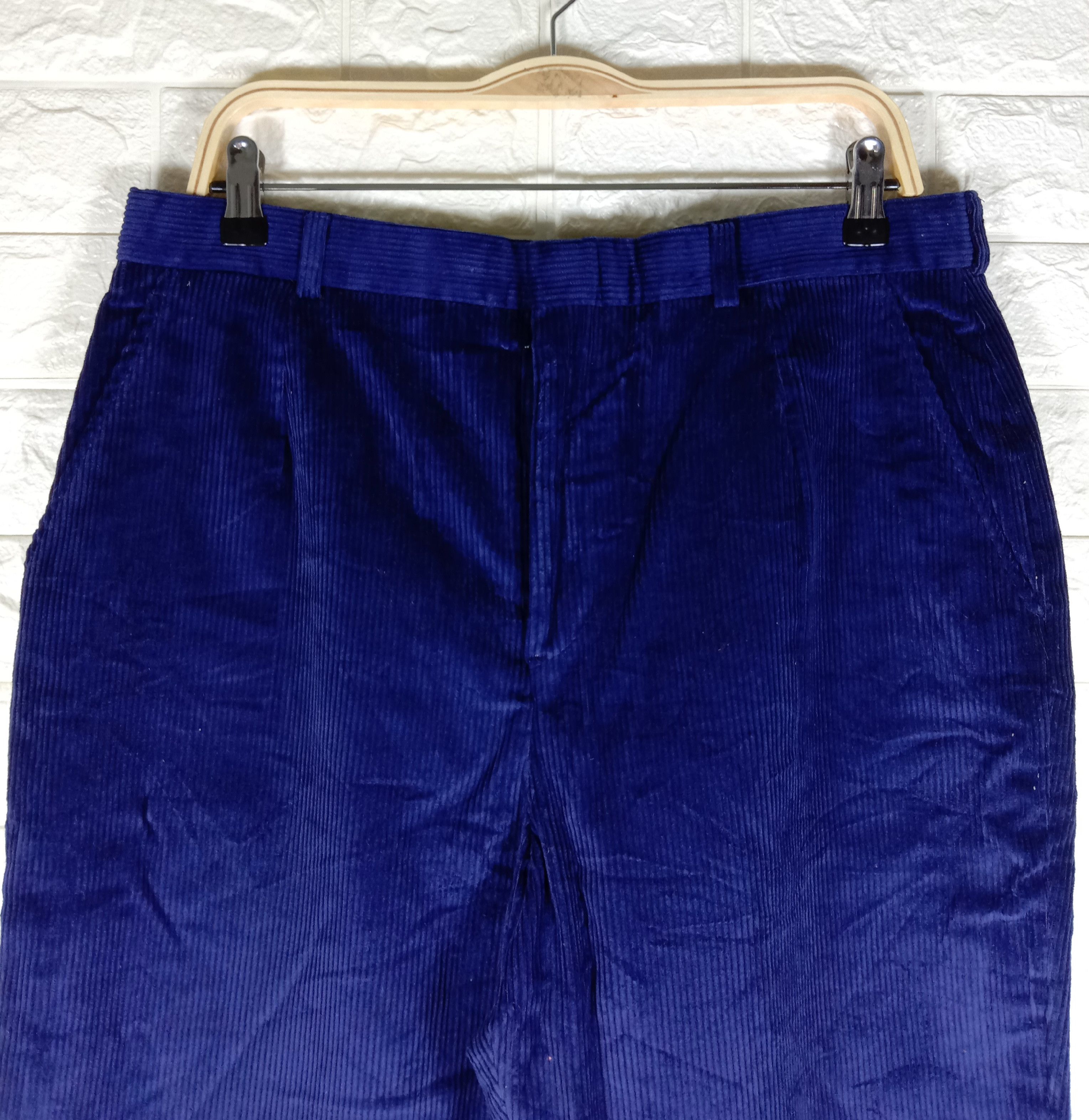 L.L. Bean Vintage L.L. Bean Navy Blue Made In USA Corduroy Pants Size US 34 / EU 50 - 2 Thumbnail