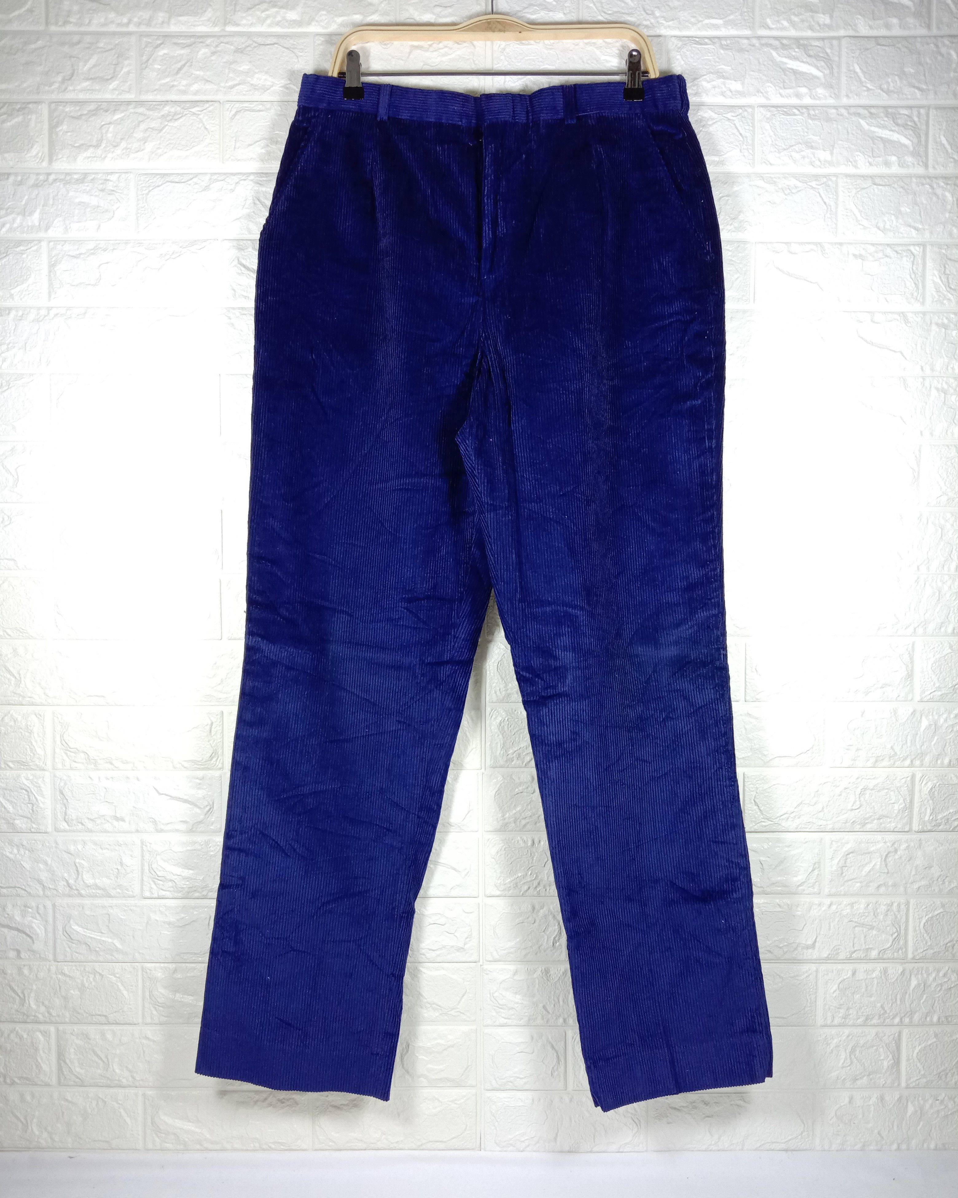 L.L. Bean Vintage L.L. Bean Navy Blue Made In USA Corduroy Pants Size US 34 / EU 50 - 1 Thumbnail