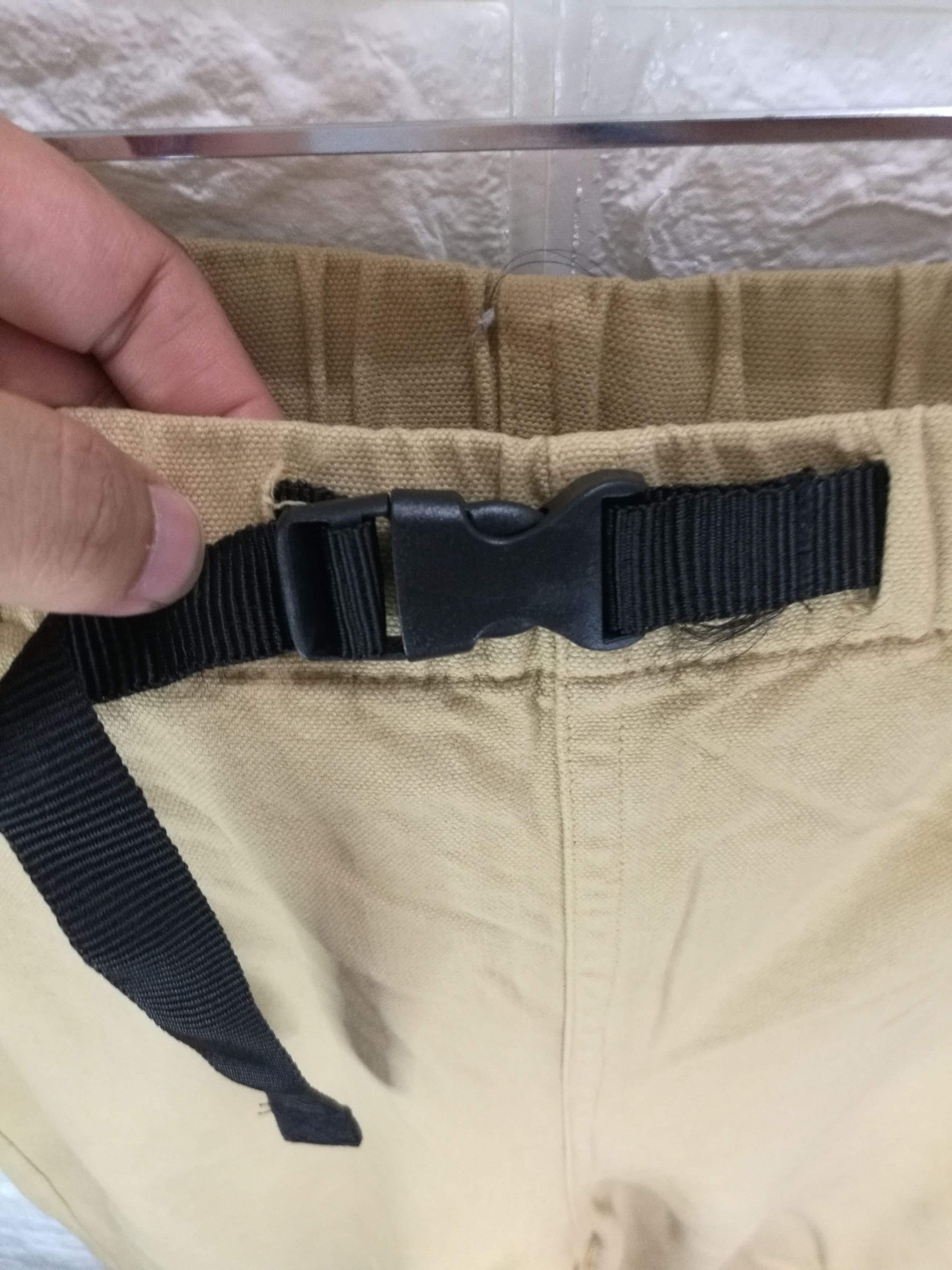 Japanese Brand Vintage Baggy Japanese Dirtlow Buckle Belt Wide Pants Size US 32 / EU 48 - 9 Thumbnail