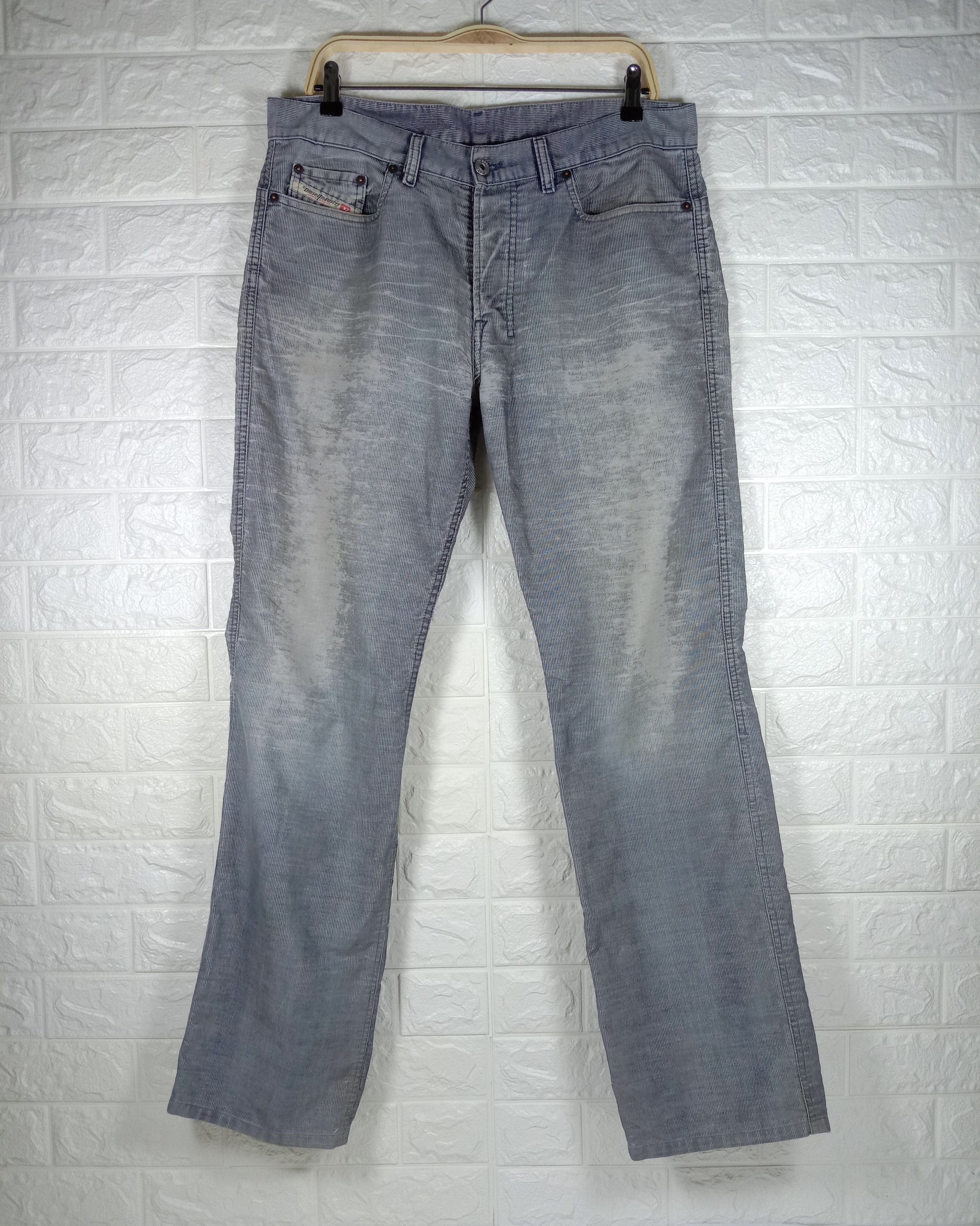 Diesel Vintage Diesel Industry Distressed Corduroy Pants Size US 34 / EU 50 - 1 Thumbnail