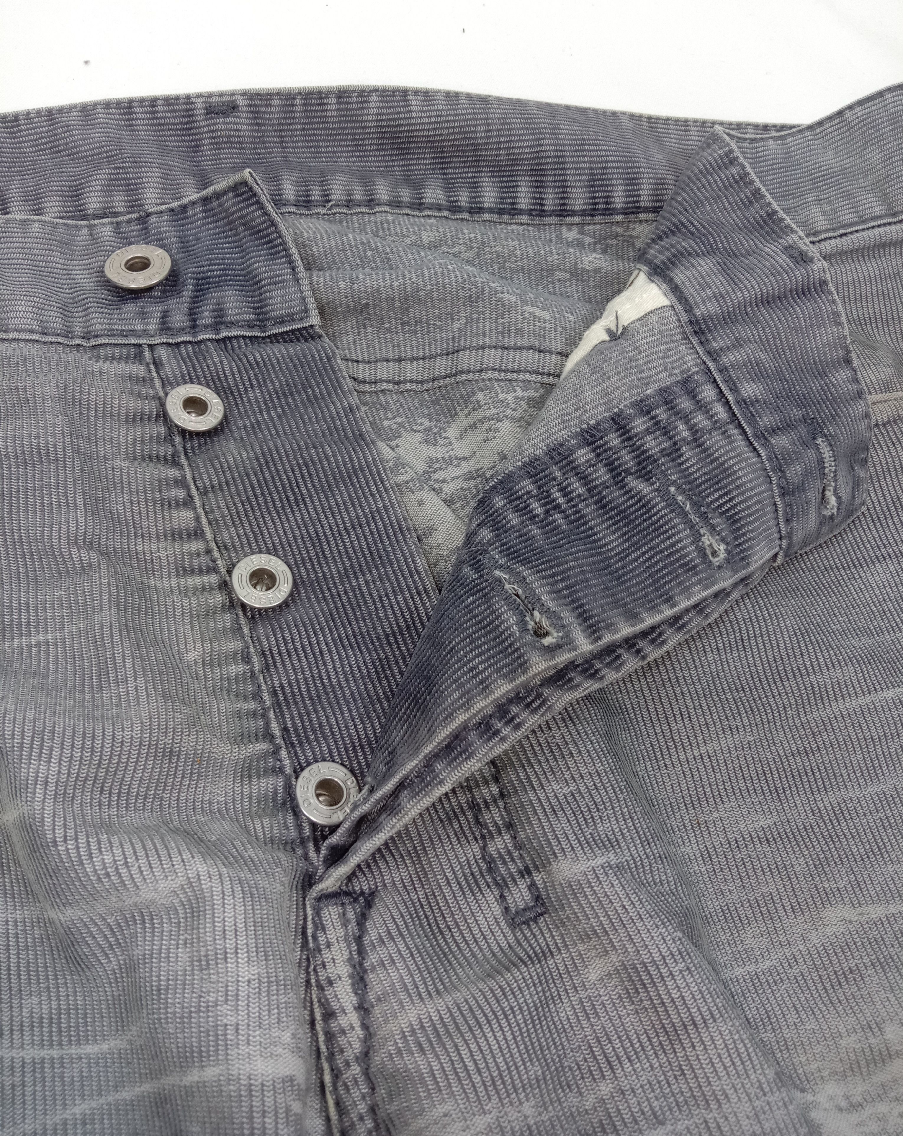 Diesel Vintage Diesel Industry Distressed Corduroy Pants Size US 34 / EU 50 - 9 Thumbnail