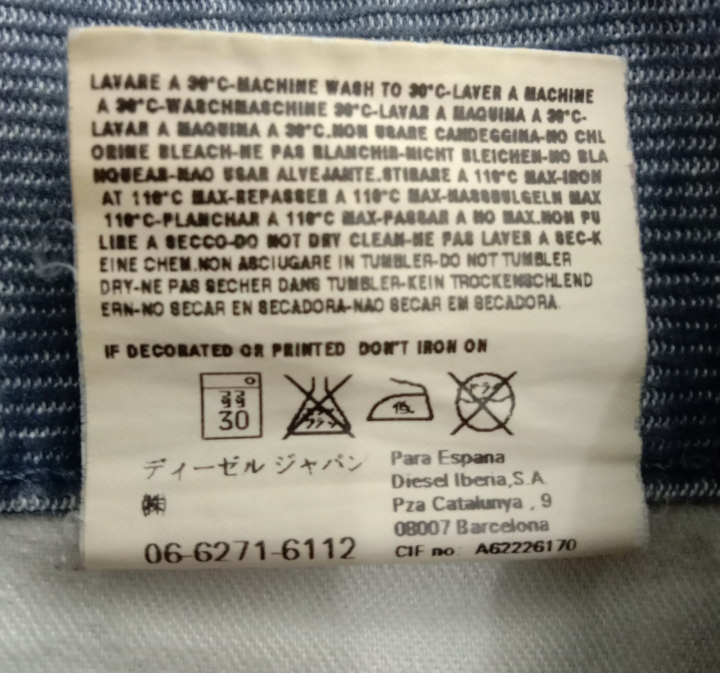 Diesel Vintage Diesel Industry Distressed Corduroy Pants Size US 34 / EU 50 - 12 Thumbnail