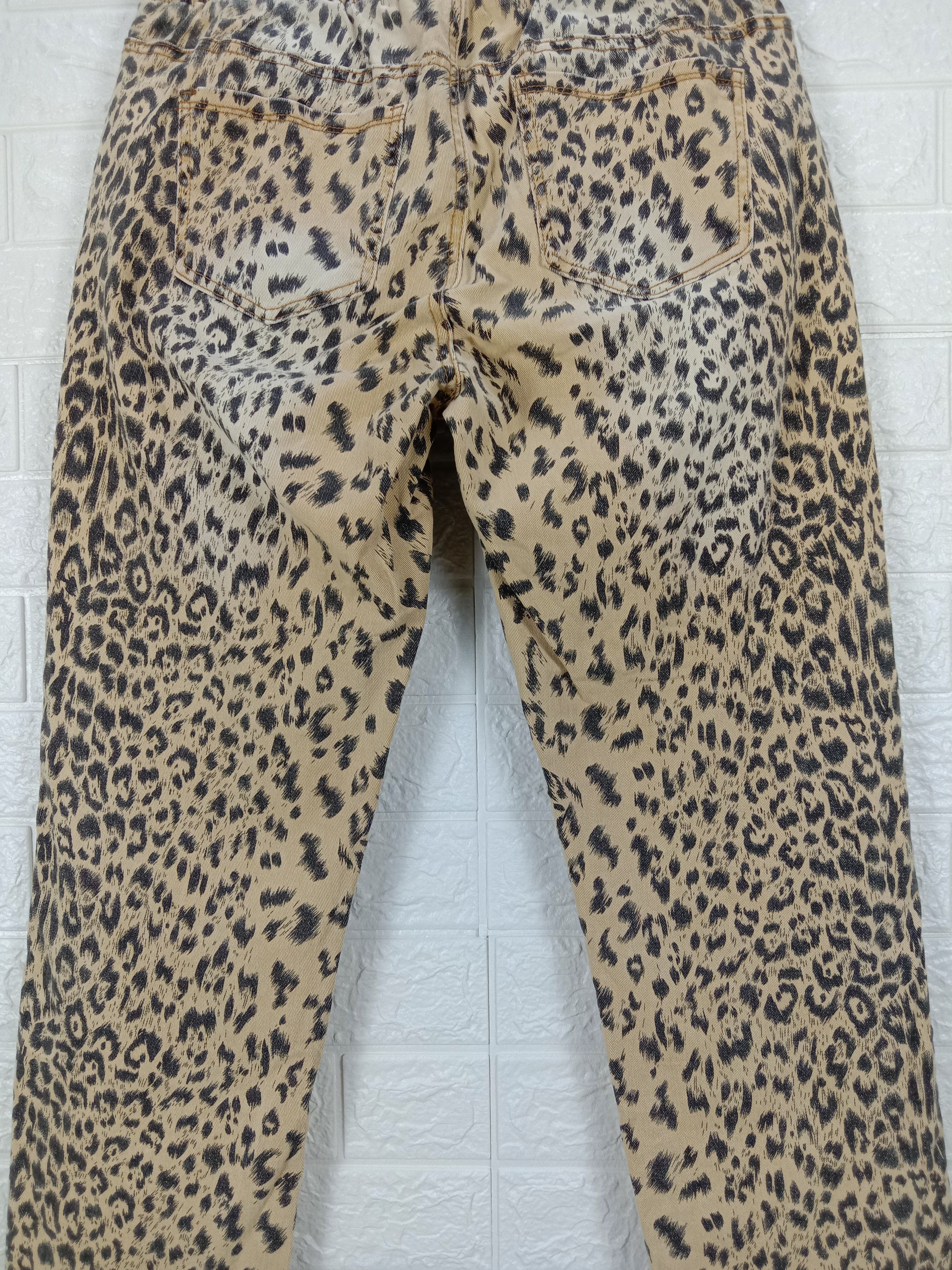 Japanese Brand Vintage Turquoise Haven Leopard Design Pant Size US 31 - 7 Thumbnail