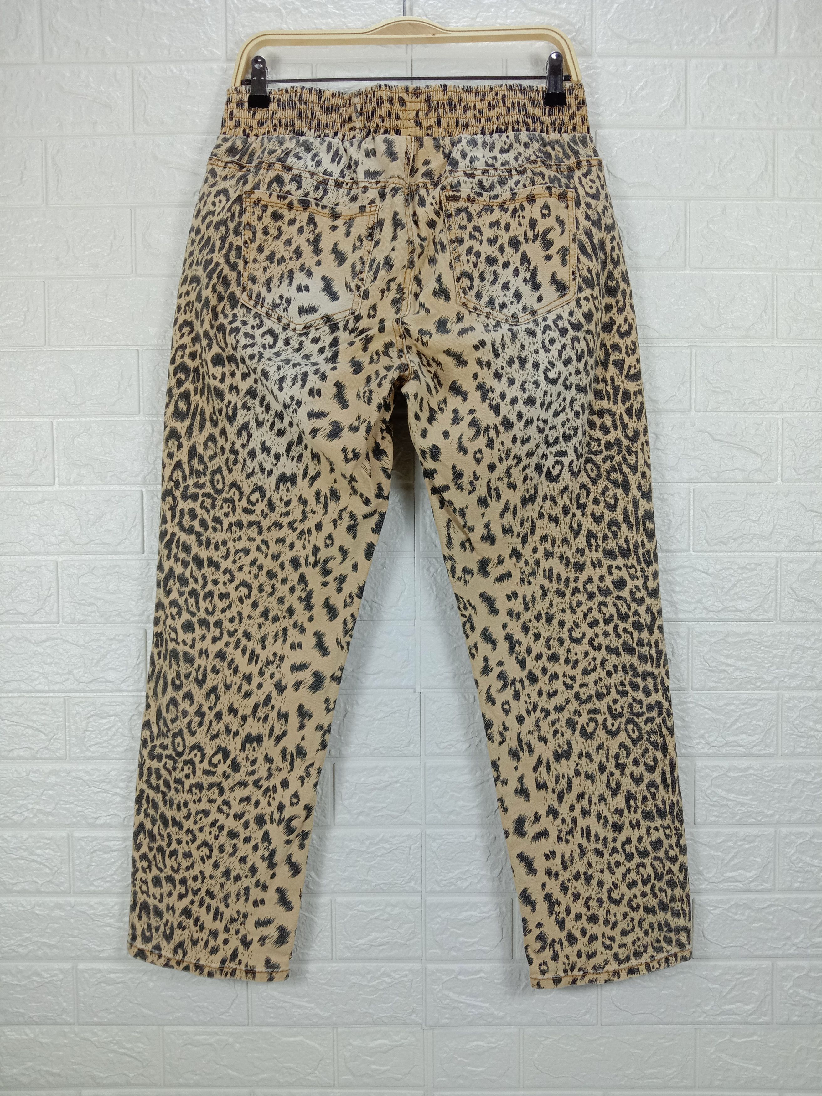 Japanese Brand Vintage Turquoise Haven Leopard Design Pant Size US 31 - 5 Thumbnail