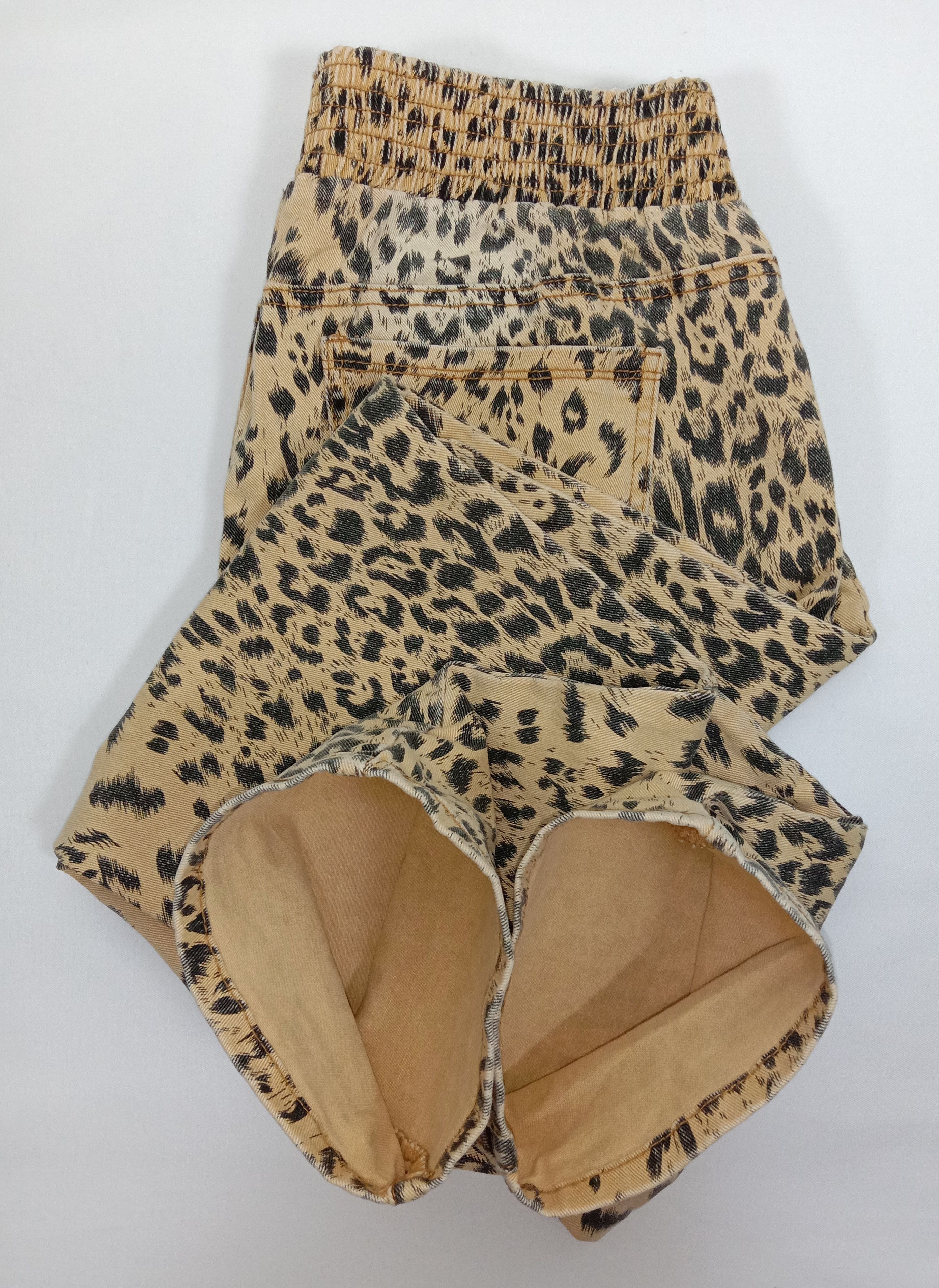 Japanese Brand Vintage Turquoise Haven Leopard Design Pant Size US 31 - 12 Thumbnail