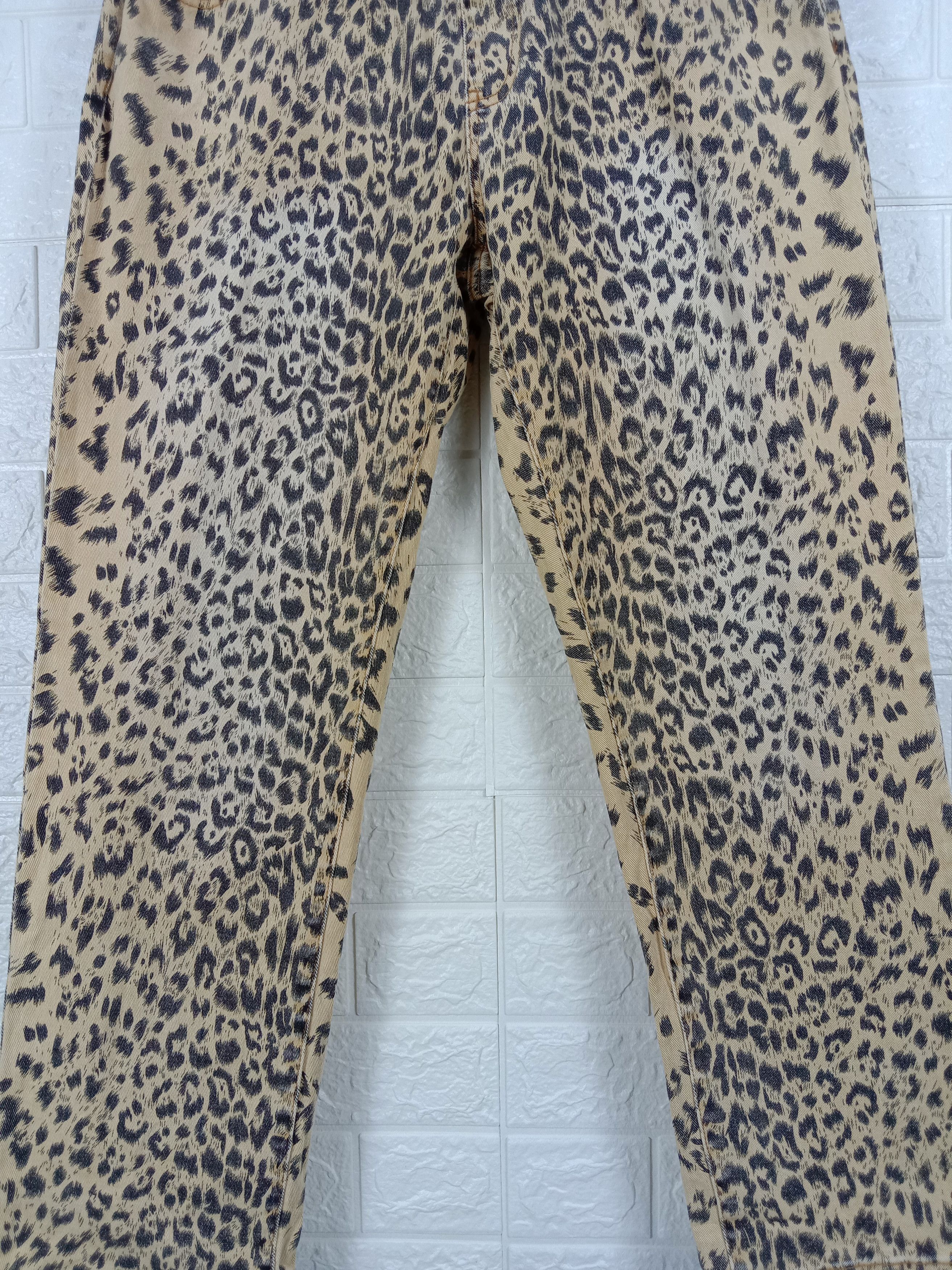 Japanese Brand Vintage Turquoise Haven Leopard Design Pant Size US 31 - 3 Thumbnail