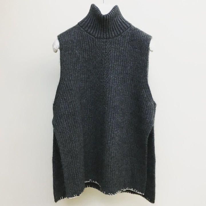 Pre-owned Maison Margiela Knit Top In Grey