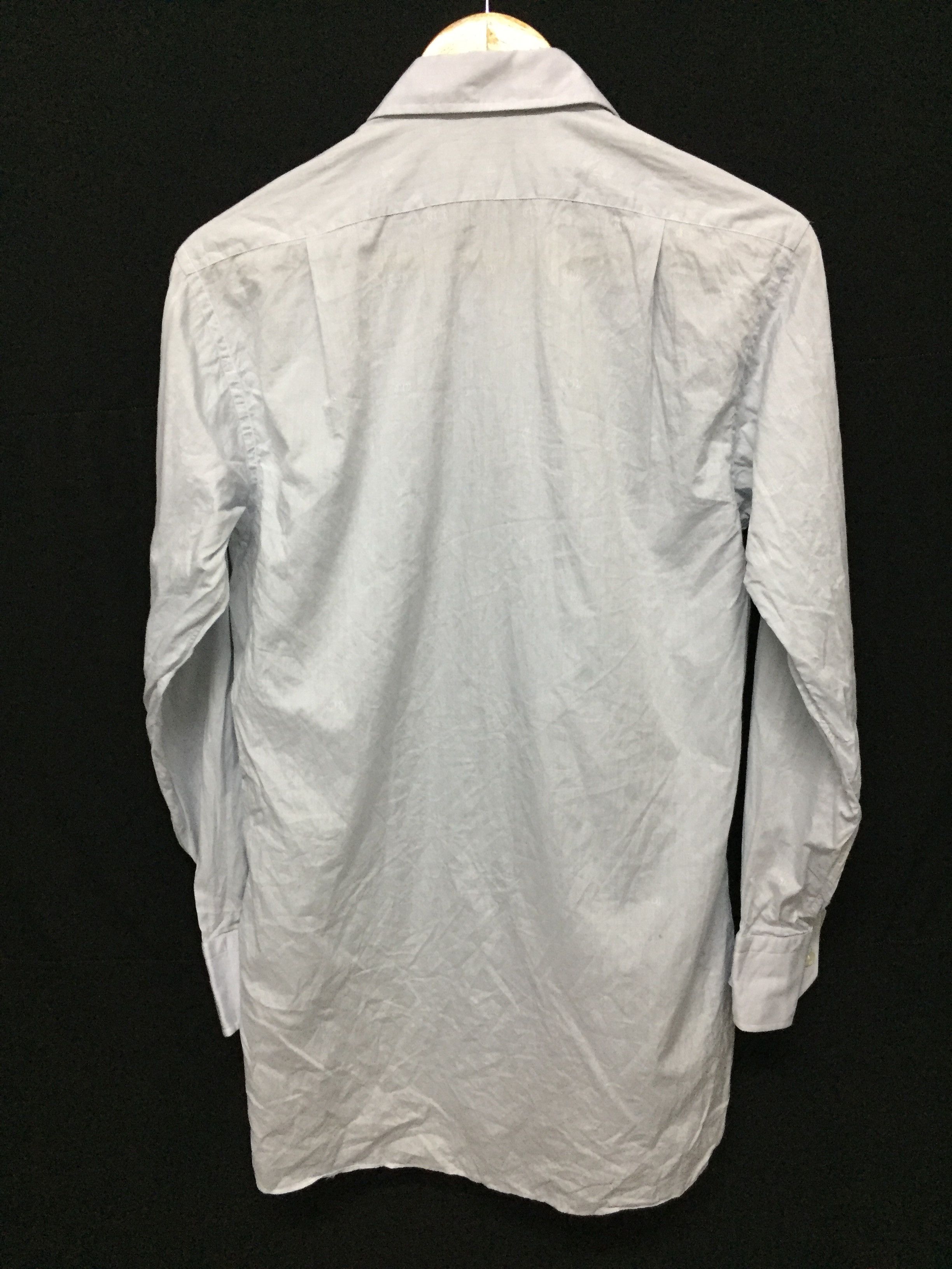 Christian Dior Monsieur DIOR CD fullprint embroidered logo thin button up shirt Size US S / EU 44-46 / 1 - 10 Thumbnail