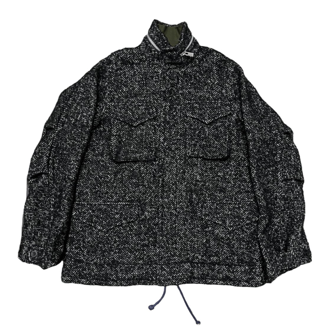 Sacai Sacai F/W 2017 Wool Mohair Multi Pocket Jacket Size US M / EU 48-50 / 2 - 2 Thumbnail