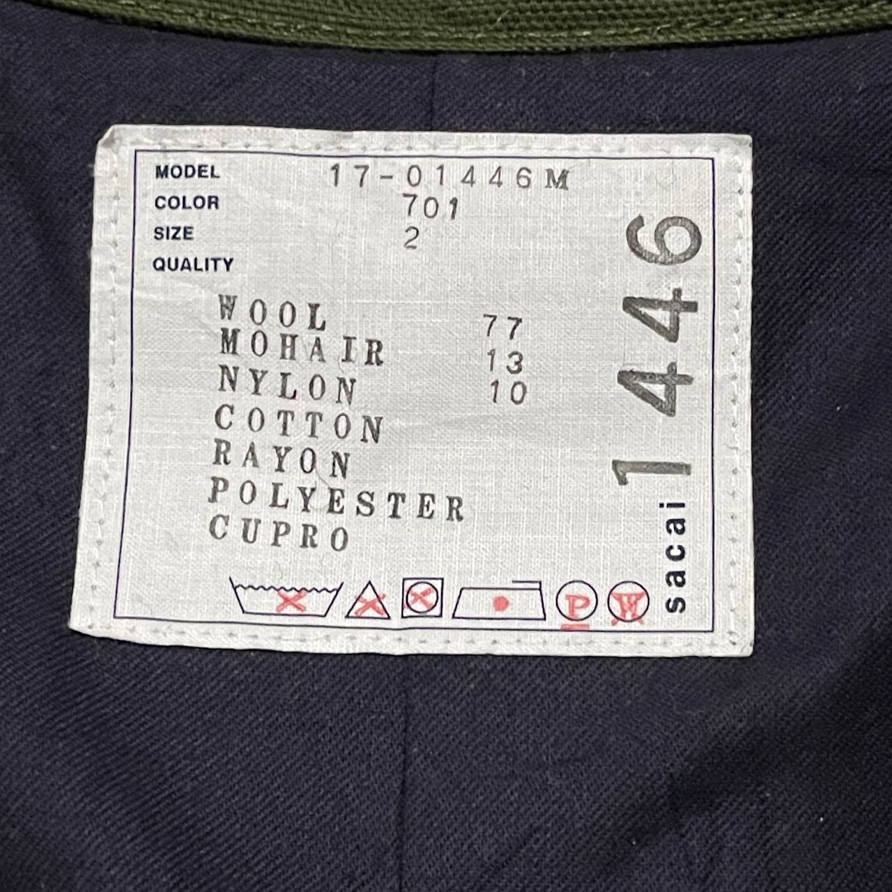 Sacai Sacai F/W 2017 Wool Mohair Multi Pocket Jacket Size US M / EU 48-50 / 2 - 18 Thumbnail