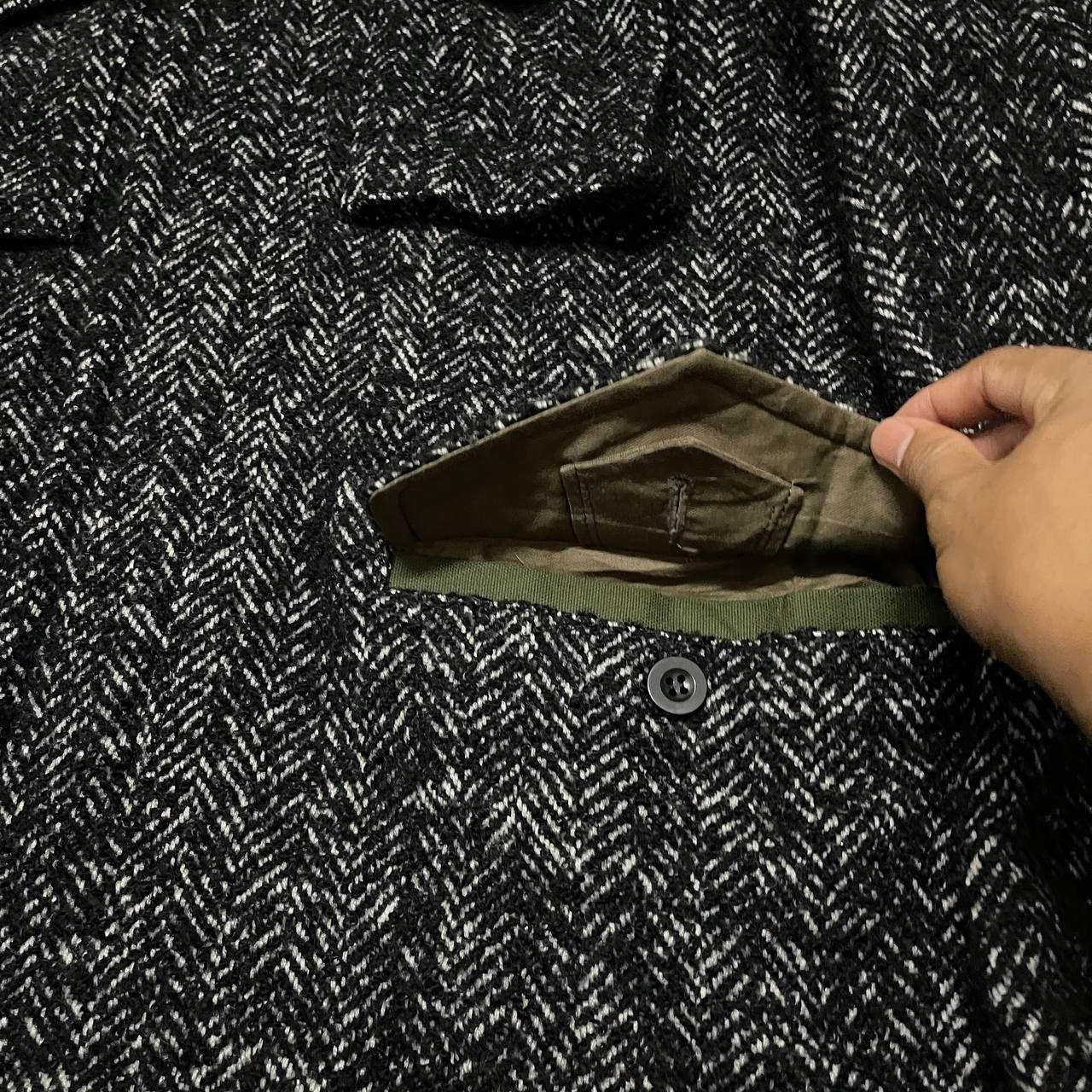 Sacai Sacai F/W 2017 Wool Mohair Multi Pocket Jacket Size US M / EU 48-50 / 2 - 9 Thumbnail