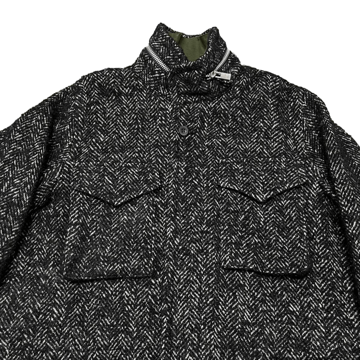 Sacai Sacai F/W 2017 Wool Mohair Multi Pocket Jacket Size US M / EU 48-50 / 2 - 3 Thumbnail