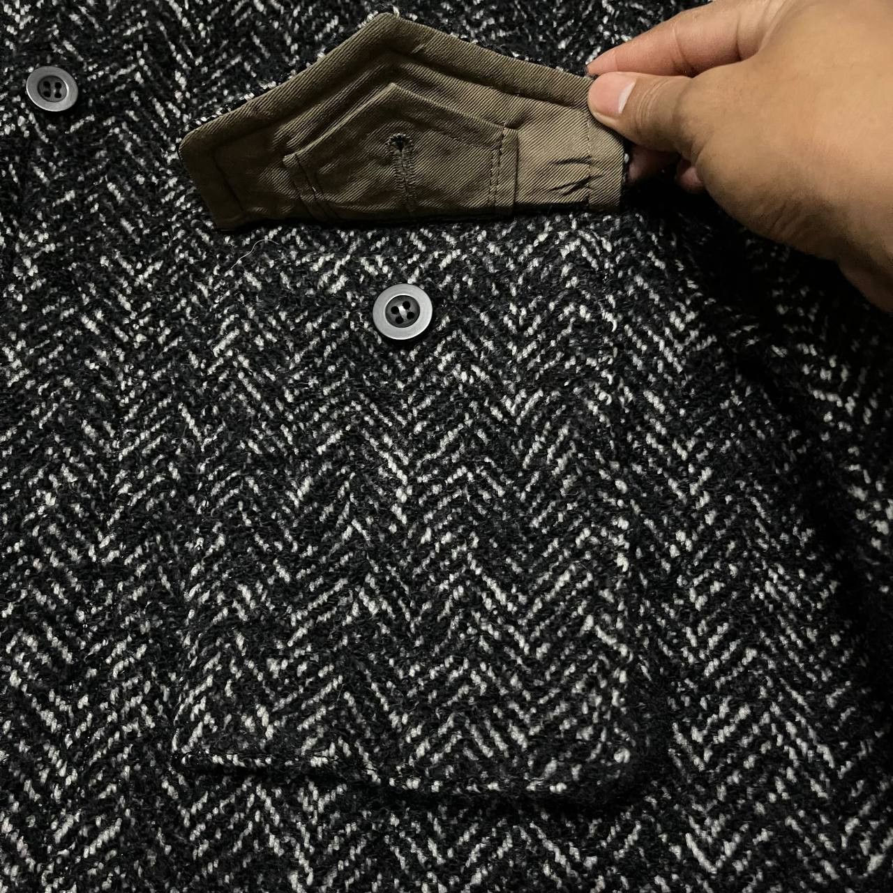 Sacai Sacai F/W 2017 Wool Mohair Multi Pocket Jacket Size US M / EU 48-50 / 2 - 10 Thumbnail