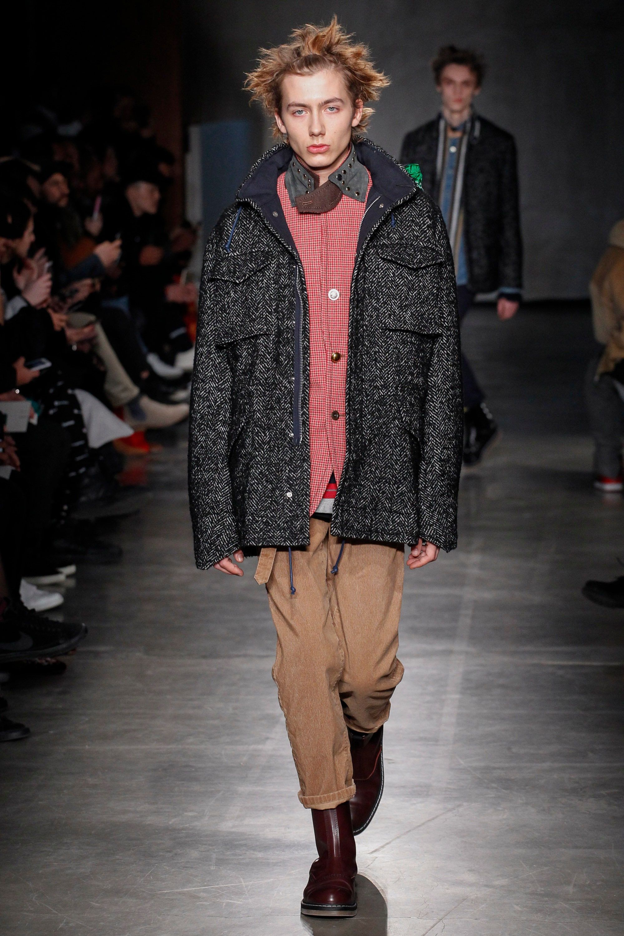 Sacai Sacai F/W 2017 Wool Mohair Multi Pocket Jacket Size US M / EU 48-50 / 2 - 1 Thumbnail