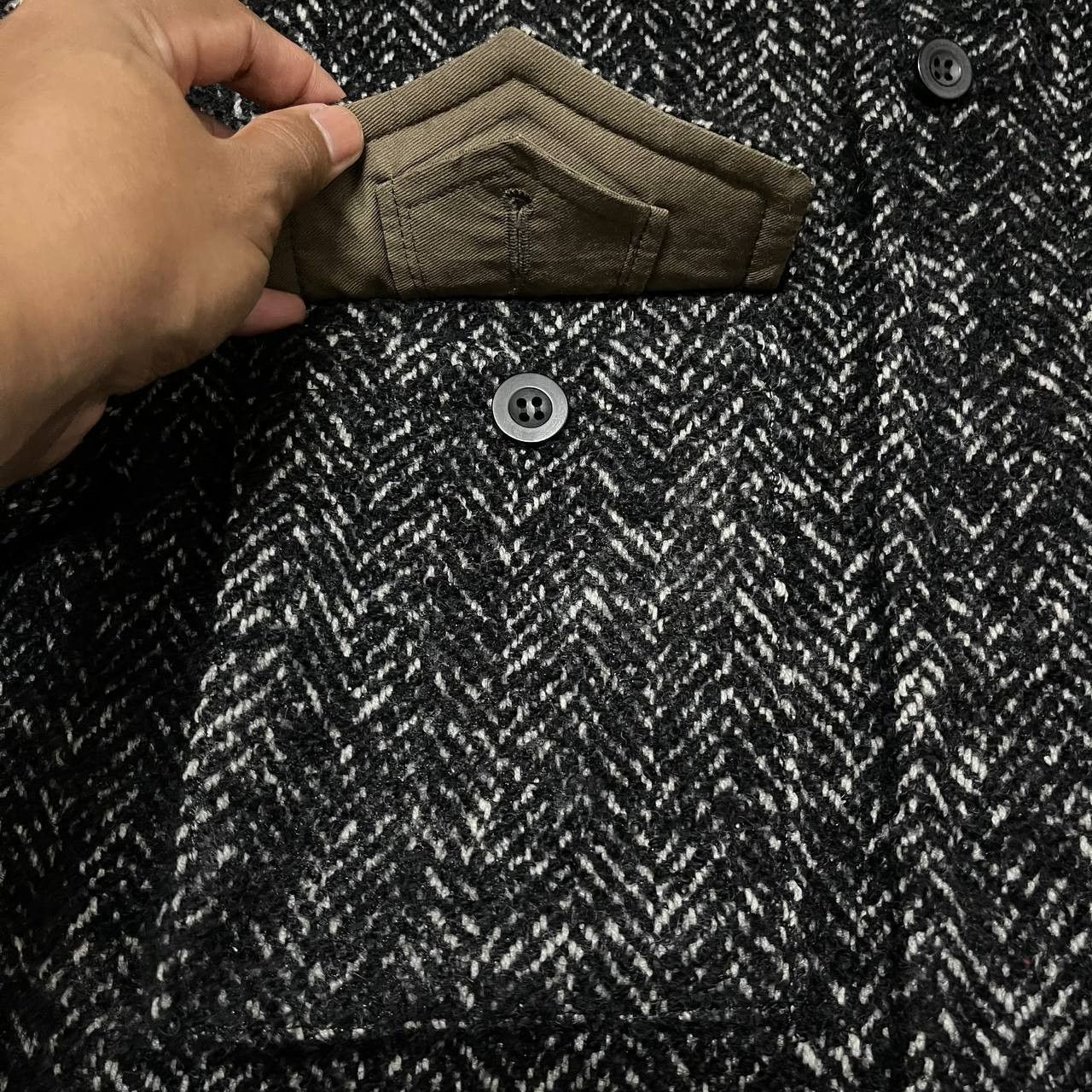 Sacai Sacai F/W 2017 Wool Mohair Multi Pocket Jacket Size US M / EU 48-50 / 2 - 7 Thumbnail