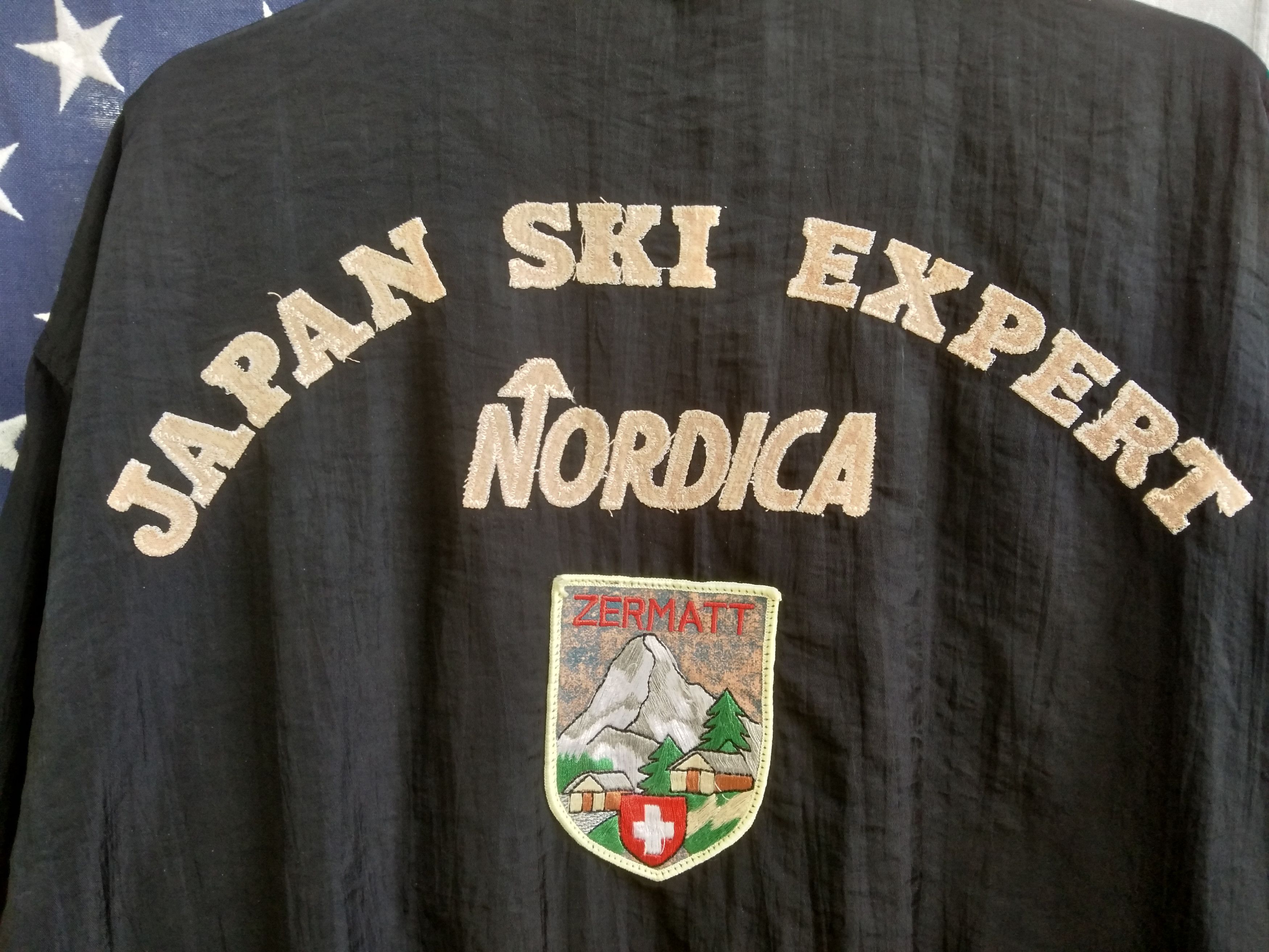 Japanese Brand NORDICA JAPAN SKI EXPERT BOMBER JACKET Size US L / EU 52-54 / 3 - 9 Thumbnail