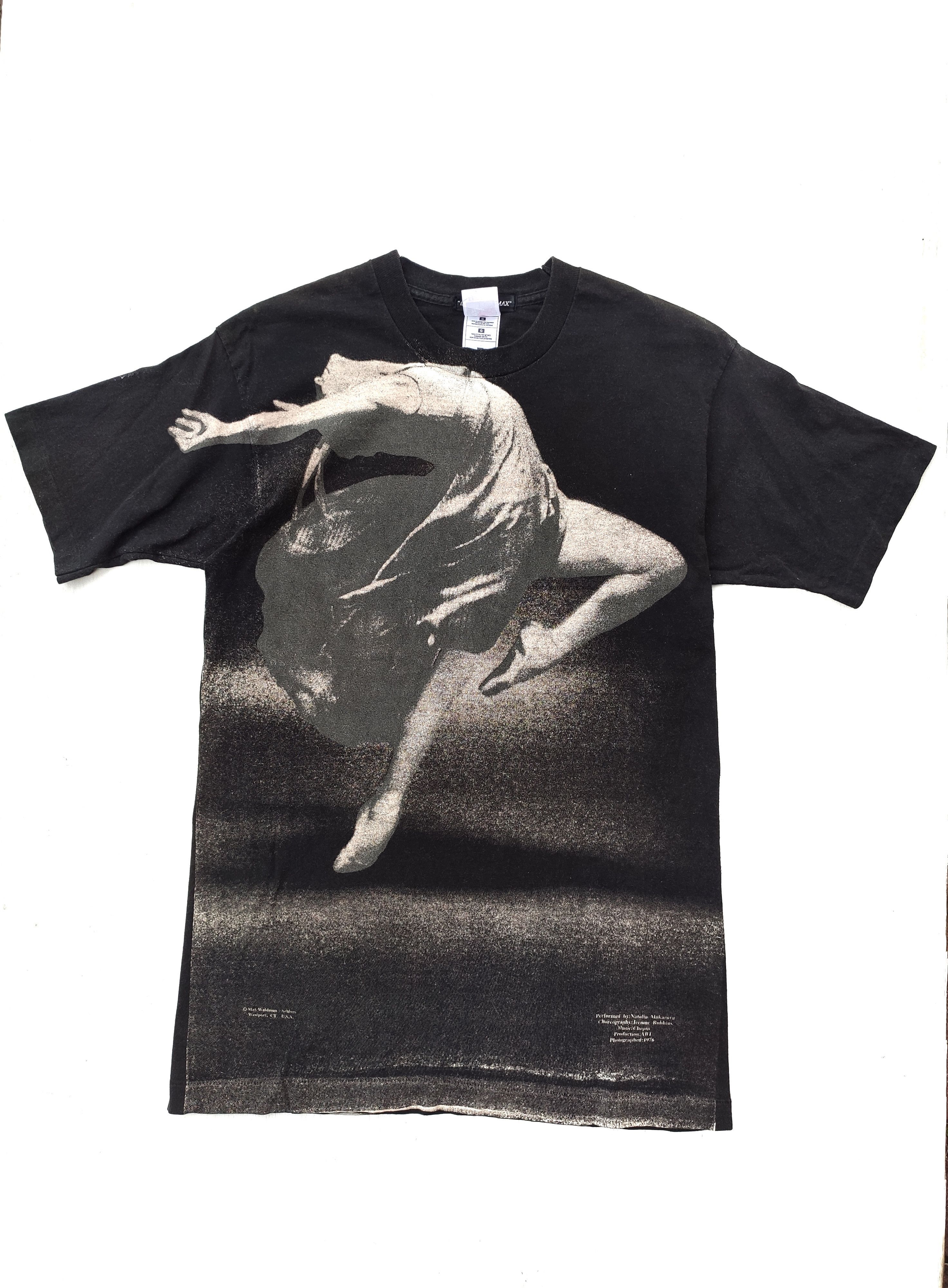 🔥 Vtg 90s Dance to the Max t shirt art full print natalia