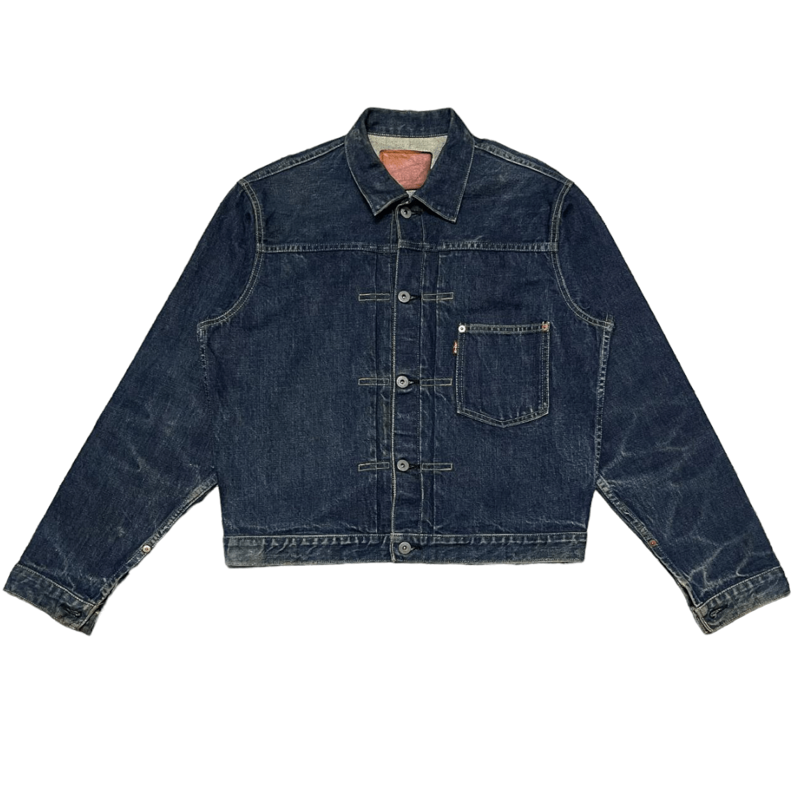 image of Levis Vintage Clothing x Lvc Vintage 90's Levi's Type 1 Big E Lot 71506 Xx Denim Jacket in Blue Den