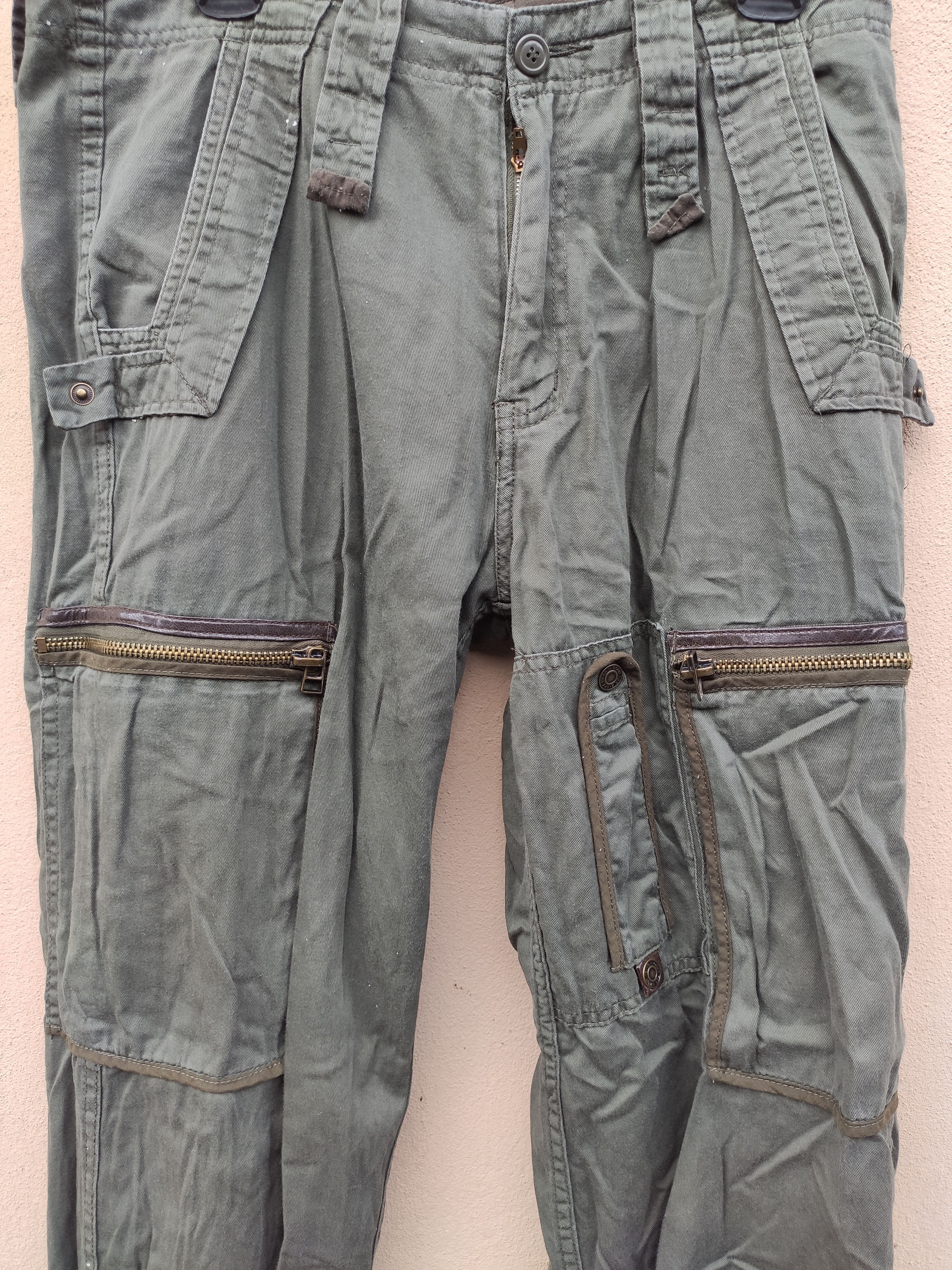 Japanese Brand 🔥 Bike star Cargo pants green army Bondage Size US 32 / EU 48 - 5 Thumbnail