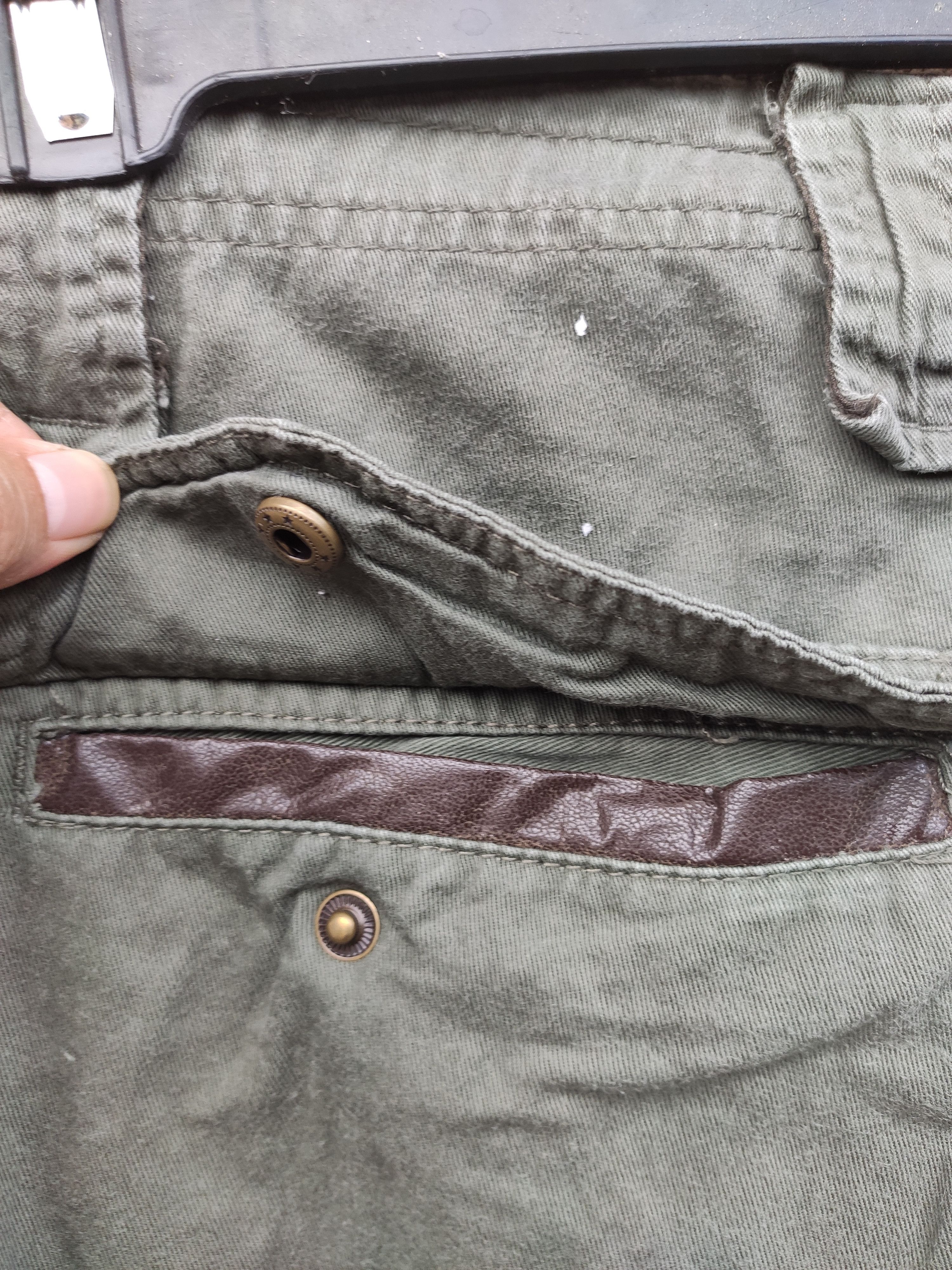Japanese Brand 🔥 Bike star Cargo pants green army Bondage Size US 32 / EU 48 - 8 Thumbnail