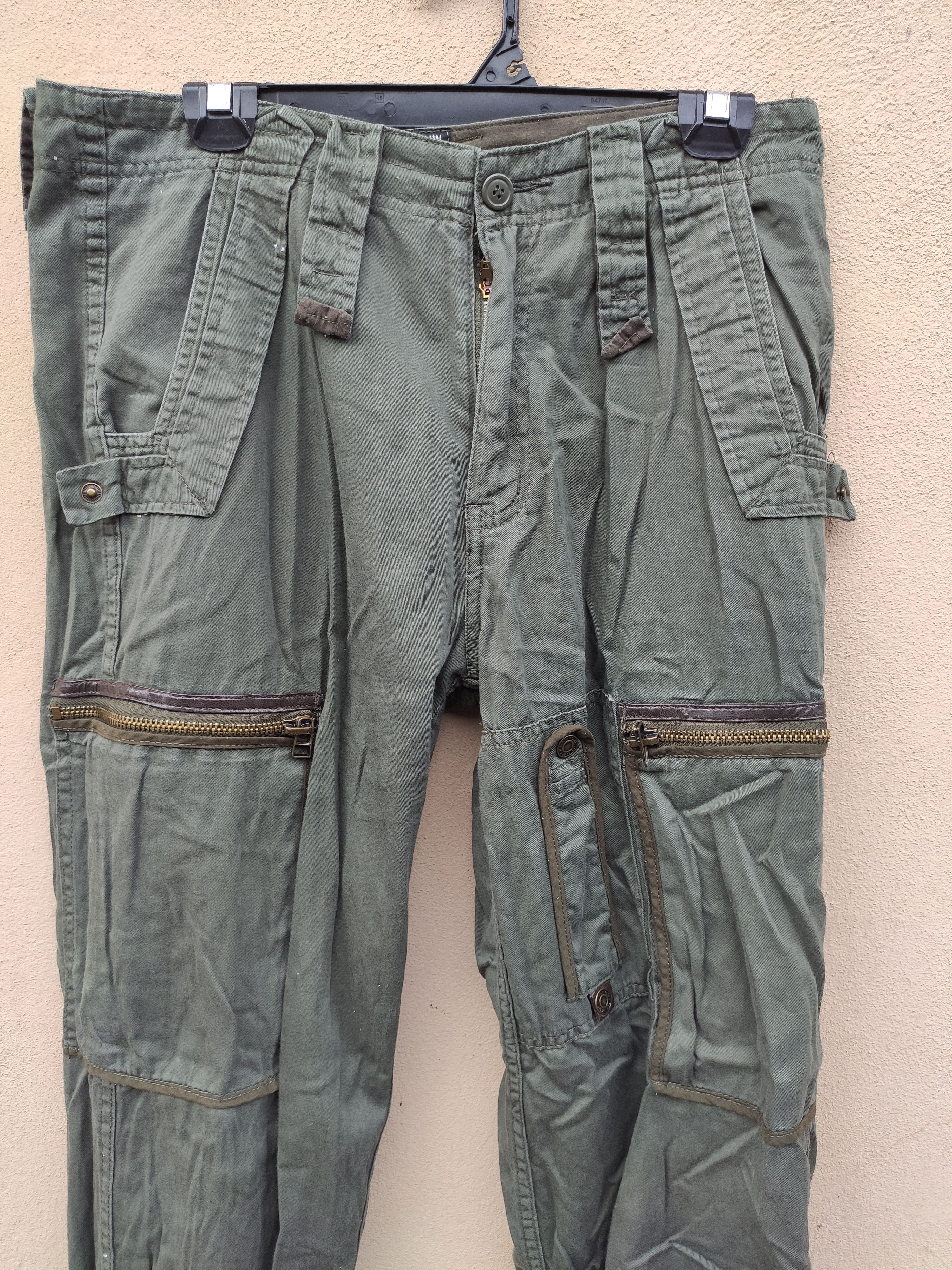 Japanese Brand 🔥 Bike star Cargo pants green army Bondage Size US 32 / EU 48 - 2 Thumbnail