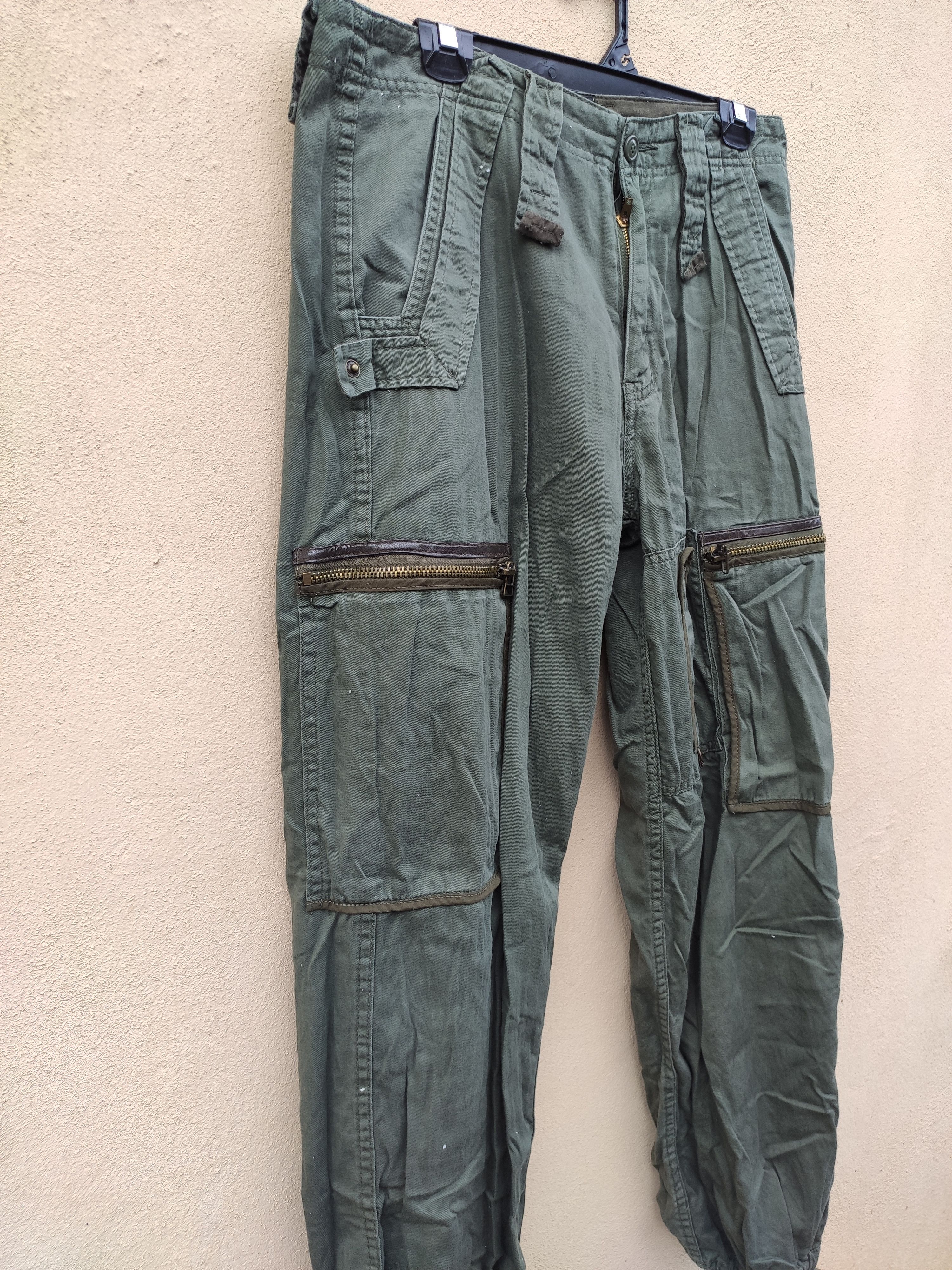Japanese Brand 🔥 Bike star Cargo pants green army Bondage Size US 32 / EU 48 - 3 Thumbnail