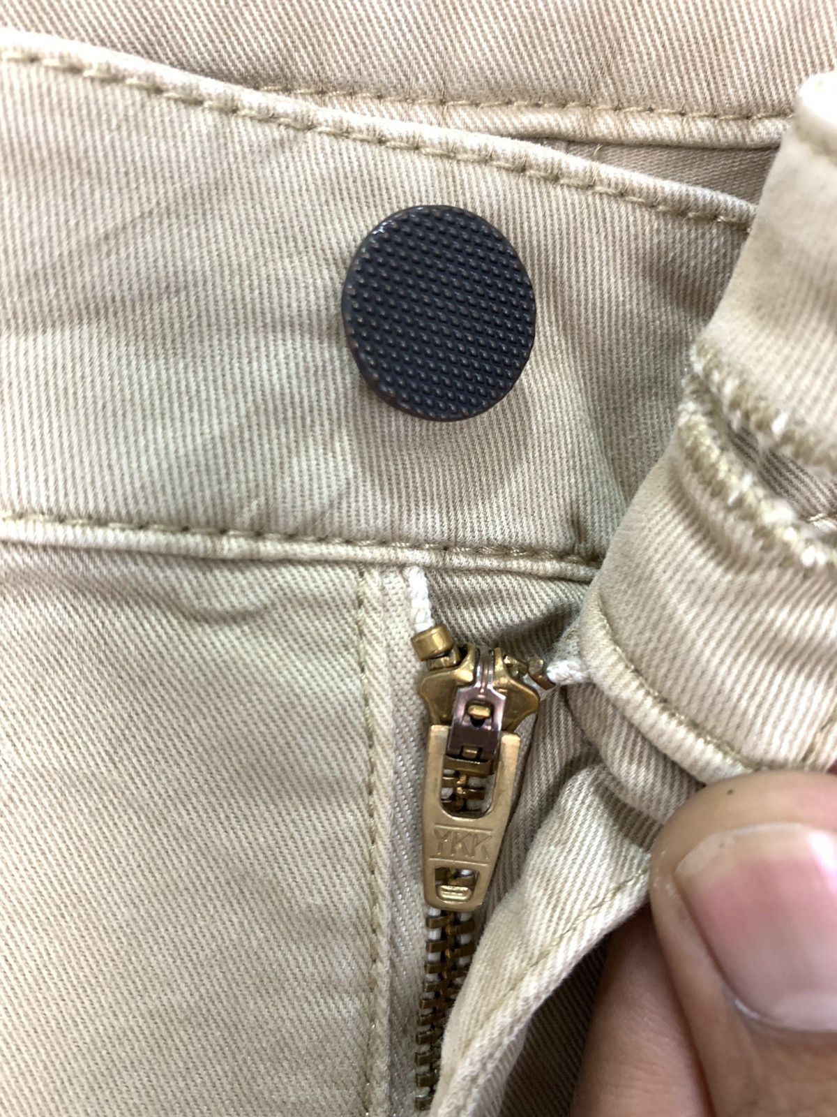 Japanese Brand × Uniqlo UNIQLO Slimfit Khaki Multipocket Tactical Utility CargoPant Size 32" / US 10 / IT 46 - 13 Thumbnail