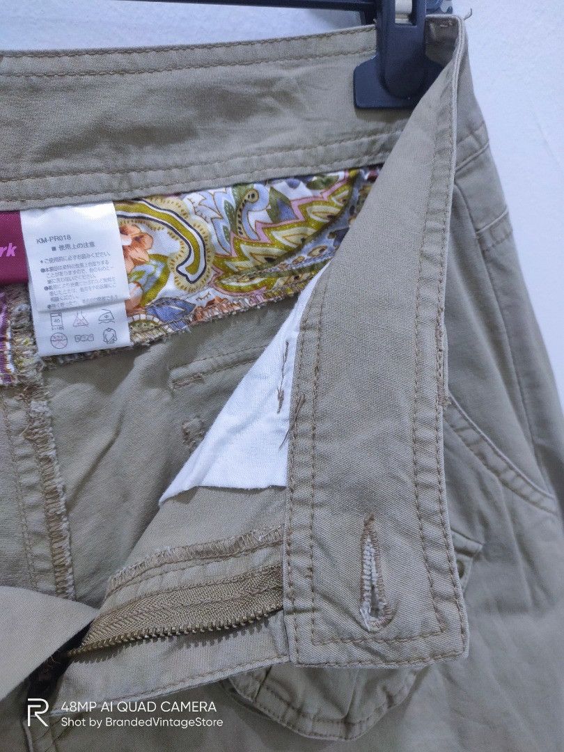 Japanese Brand × KISS × Seditionaries KISSMARK GOLF Button Spike Floral Bootcut Baggy Cargo Pants Size 32" / US 10 / IT 46 - 20 Thumbnail