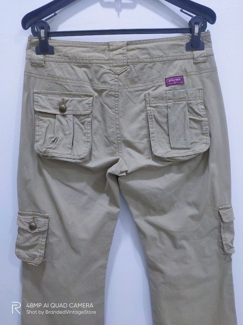 Japanese Brand × KISS × Seditionaries KISSMARK GOLF Button Spike Floral Bootcut Baggy Cargo Pants Size 32" / US 10 / IT 46 - 12 Thumbnail