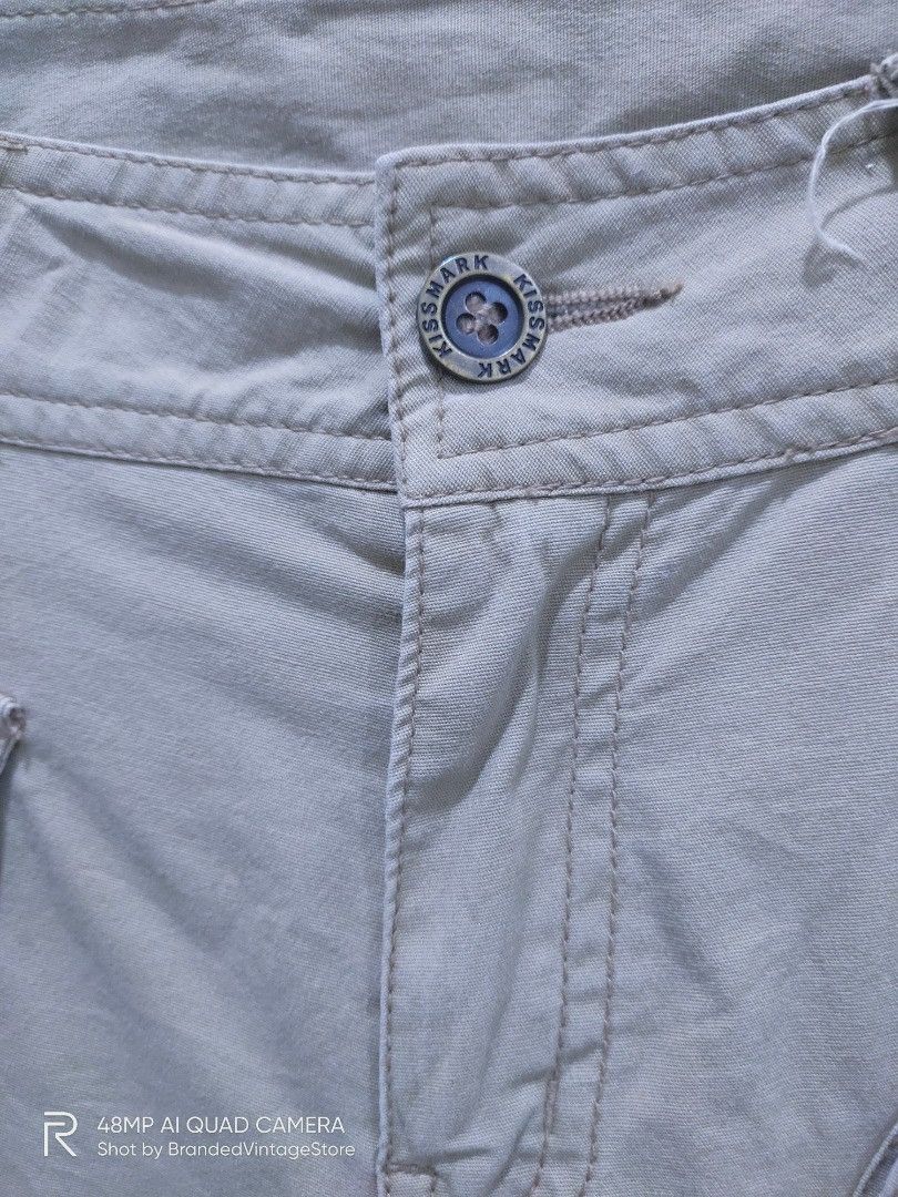 Japanese Brand × KISS × Seditionaries KISSMARK GOLF Button Spike Floral Bootcut Baggy Cargo Pants Size 32" / US 10 / IT 46 - 10 Thumbnail