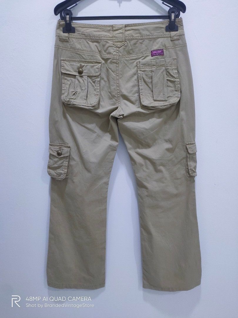 Japanese Brand × KISS × Seditionaries KISSMARK GOLF Button Spike Floral Bootcut Baggy Cargo Pants Size 32" / US 10 / IT 46 - 3 Thumbnail