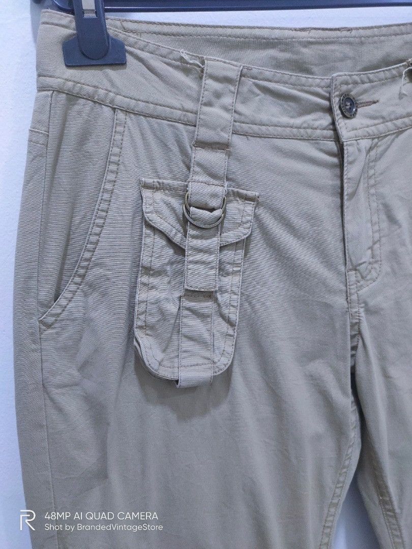 Japanese Brand × KISS × Seditionaries KISSMARK GOLF Button Spike Floral Bootcut Baggy Cargo Pants Size 32" / US 10 / IT 46 - 8 Thumbnail