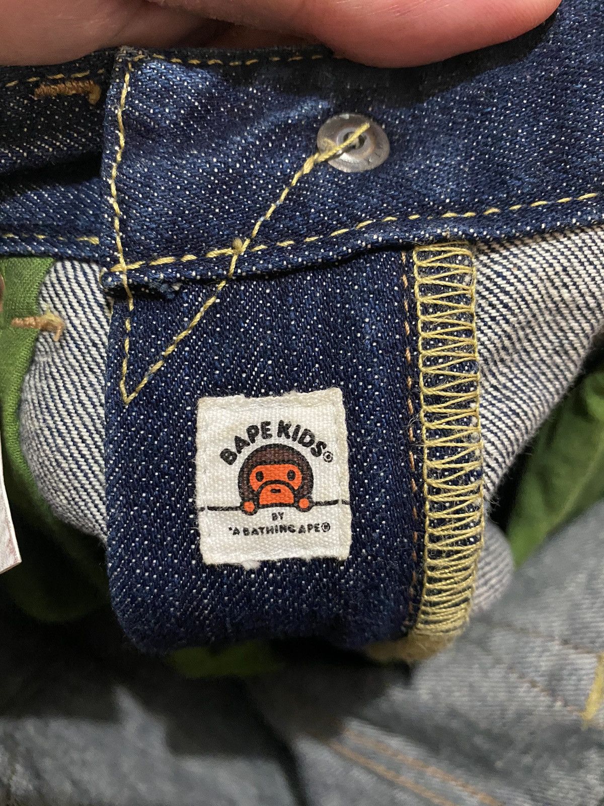 Bape Bapesta Denim Shorts Size US 26 / EU 42 - 6 Thumbnail