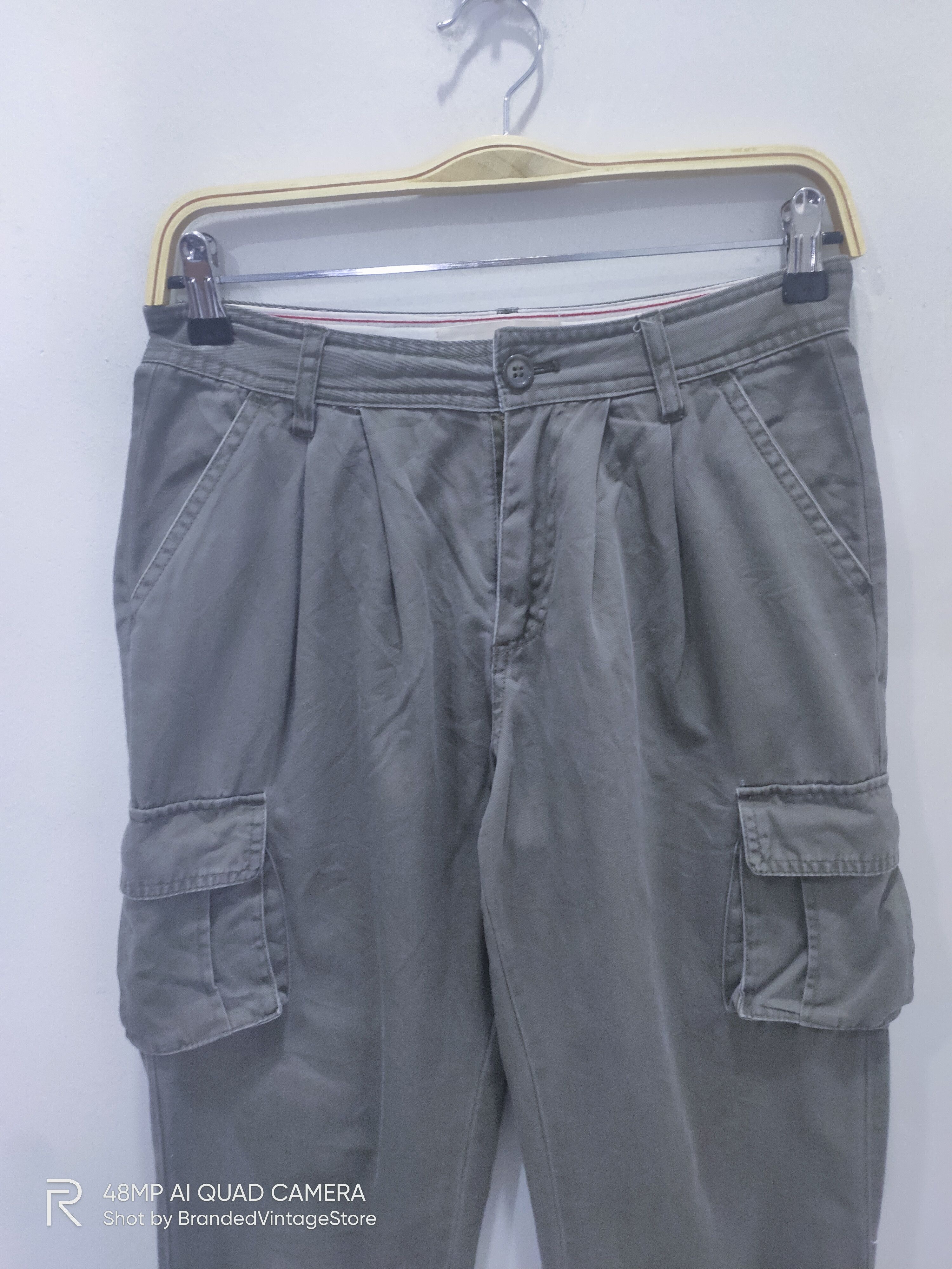 Japanese Brand Rare CHOCOL RAFFINE Tactical Utility Jogger Cargo Crop Pant Size 29" - 4 Thumbnail