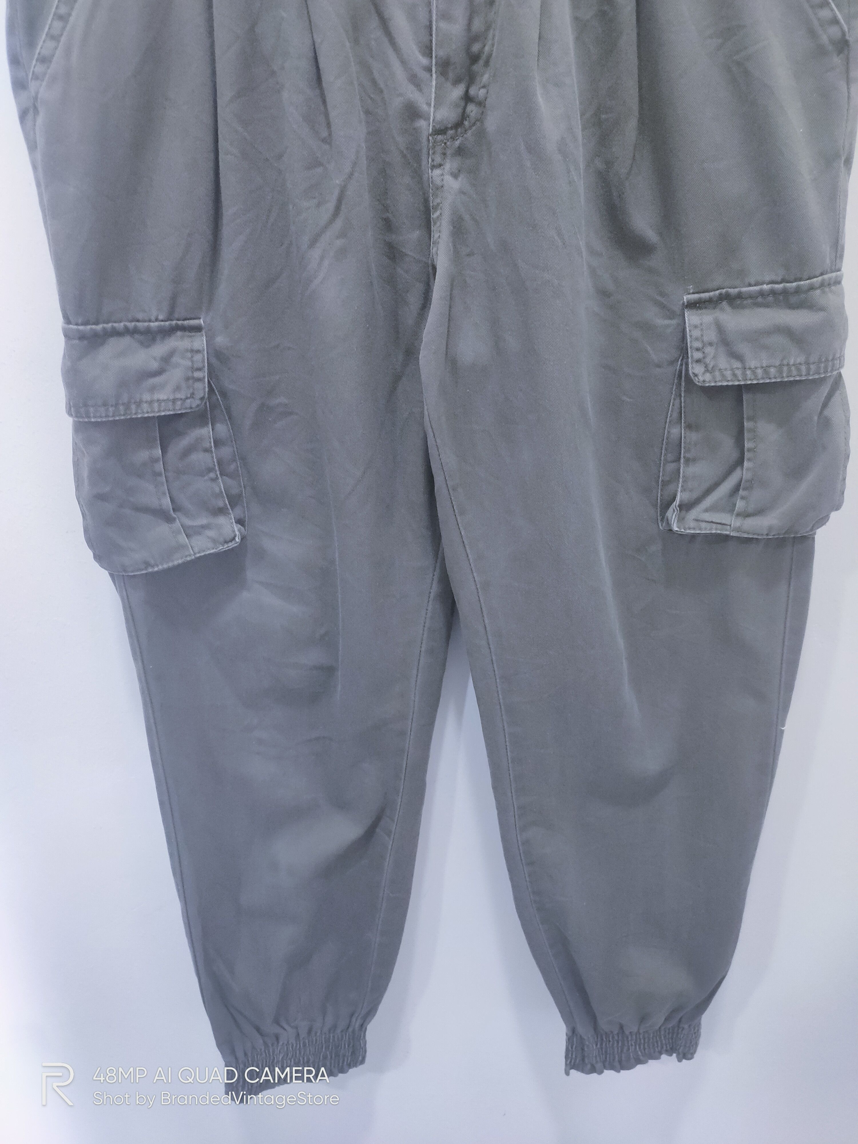 Japanese Brand Rare CHOCOL RAFFINE Tactical Utility Jogger Cargo Crop Pant Size 29" - 5 Thumbnail