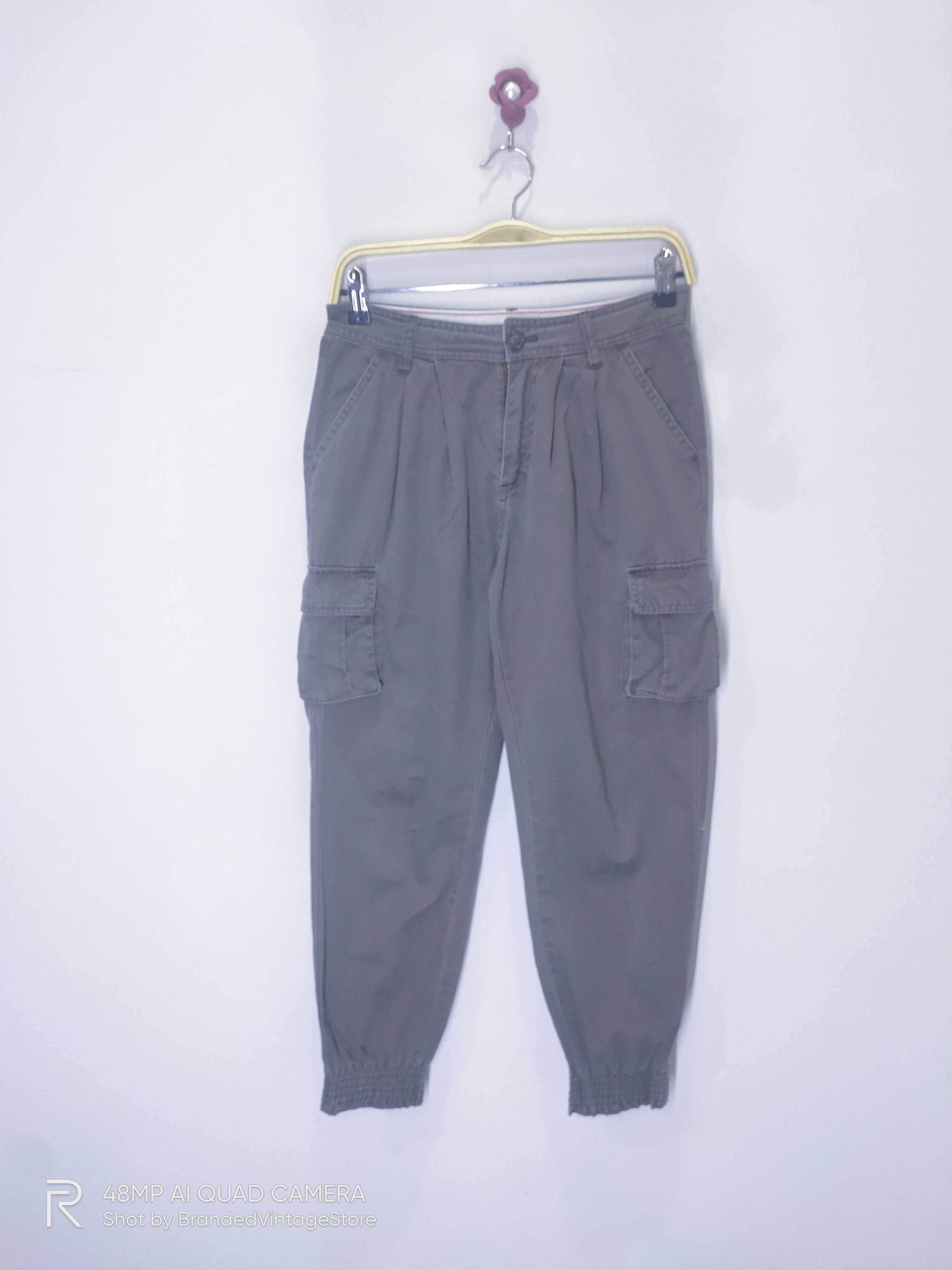 Japanese Brand Rare CHOCOL RAFFINE Tactical Utility Jogger Cargo Crop Pant Size 29" - 1 Thumbnail