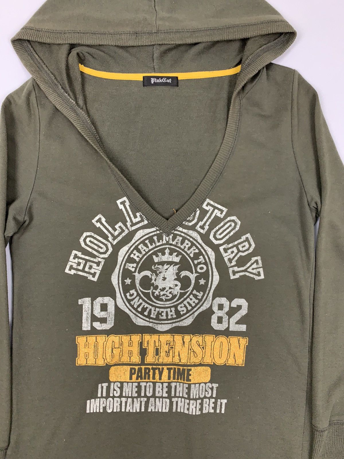 Japanese Brand PINKCAT Vintage Big Logo Graphic Fashion Sweatshirt Hoodie Size S / US 4 / IT 40 - 4 Thumbnail
